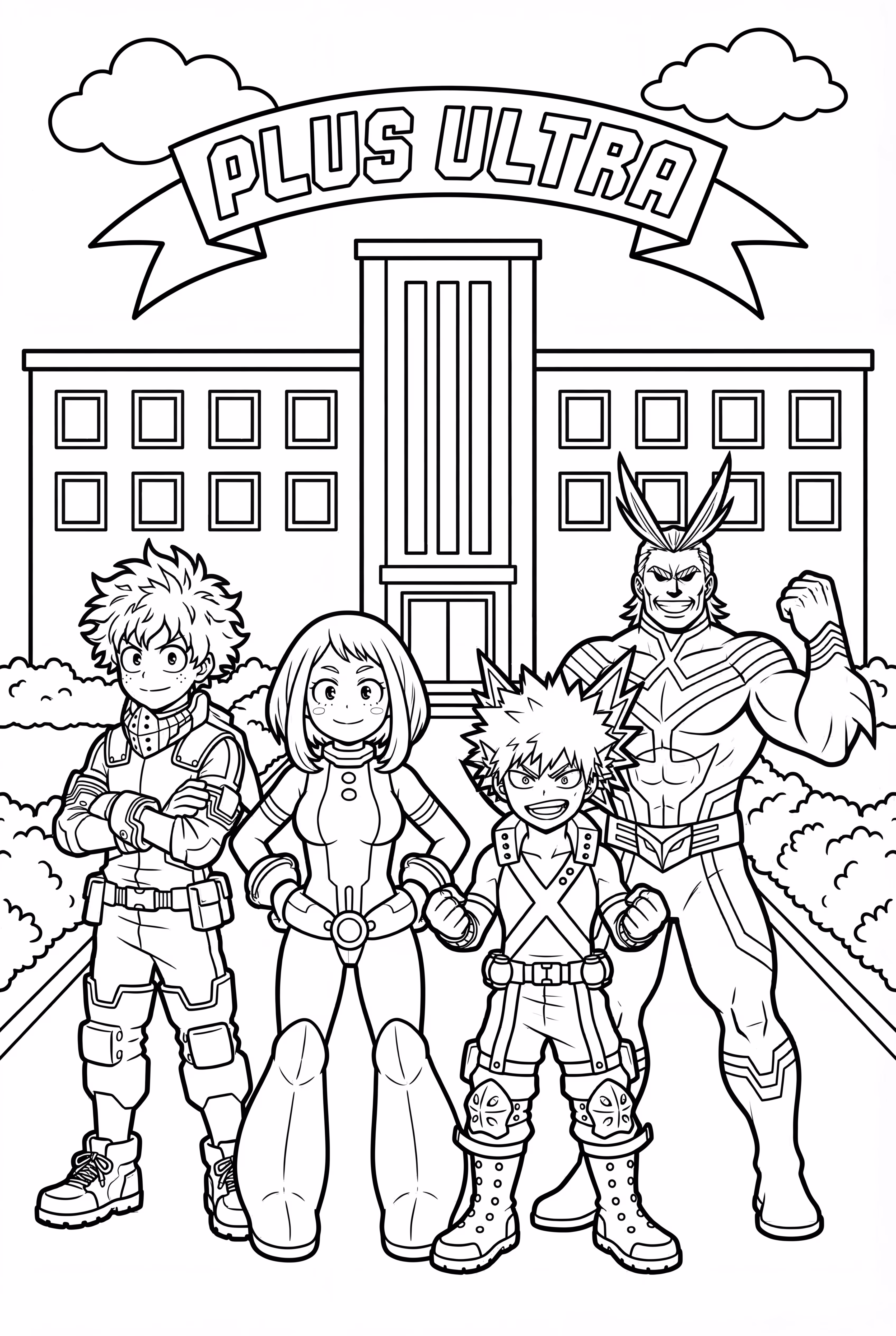 My Hero Academia Heroes At Ua High School