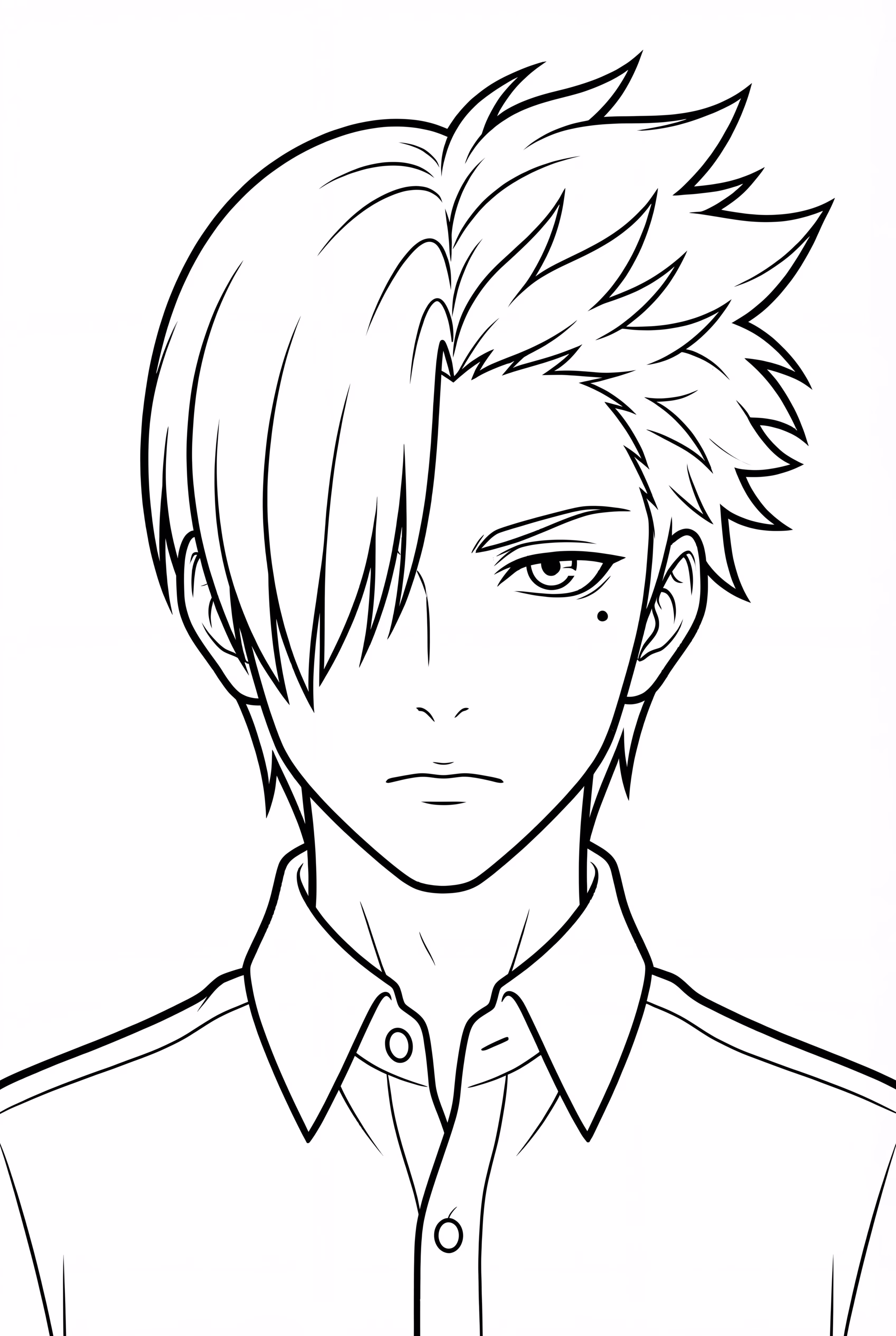 My Hero Academia Todoroki Headshot