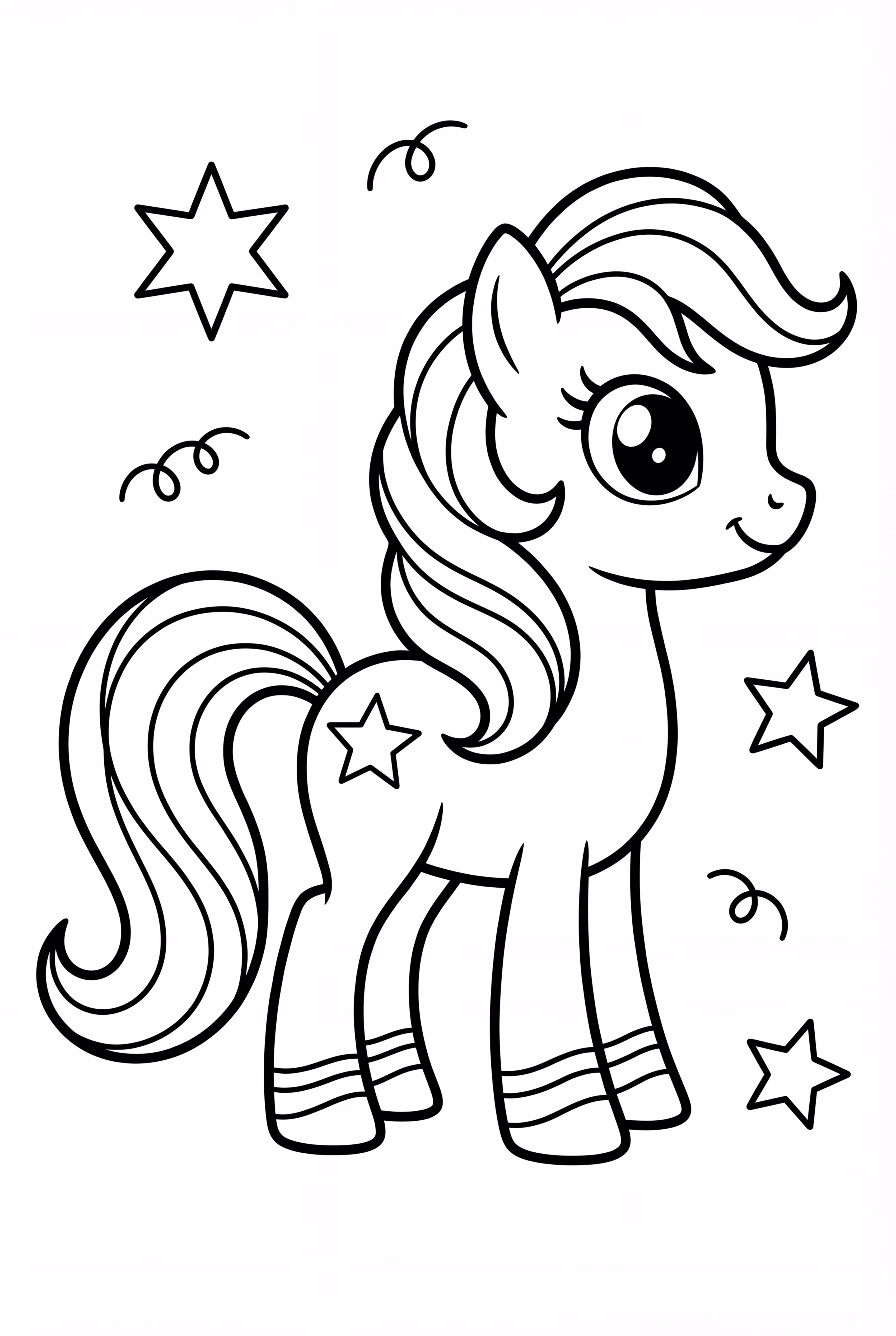 Mon petit poney design rétro des années 80
