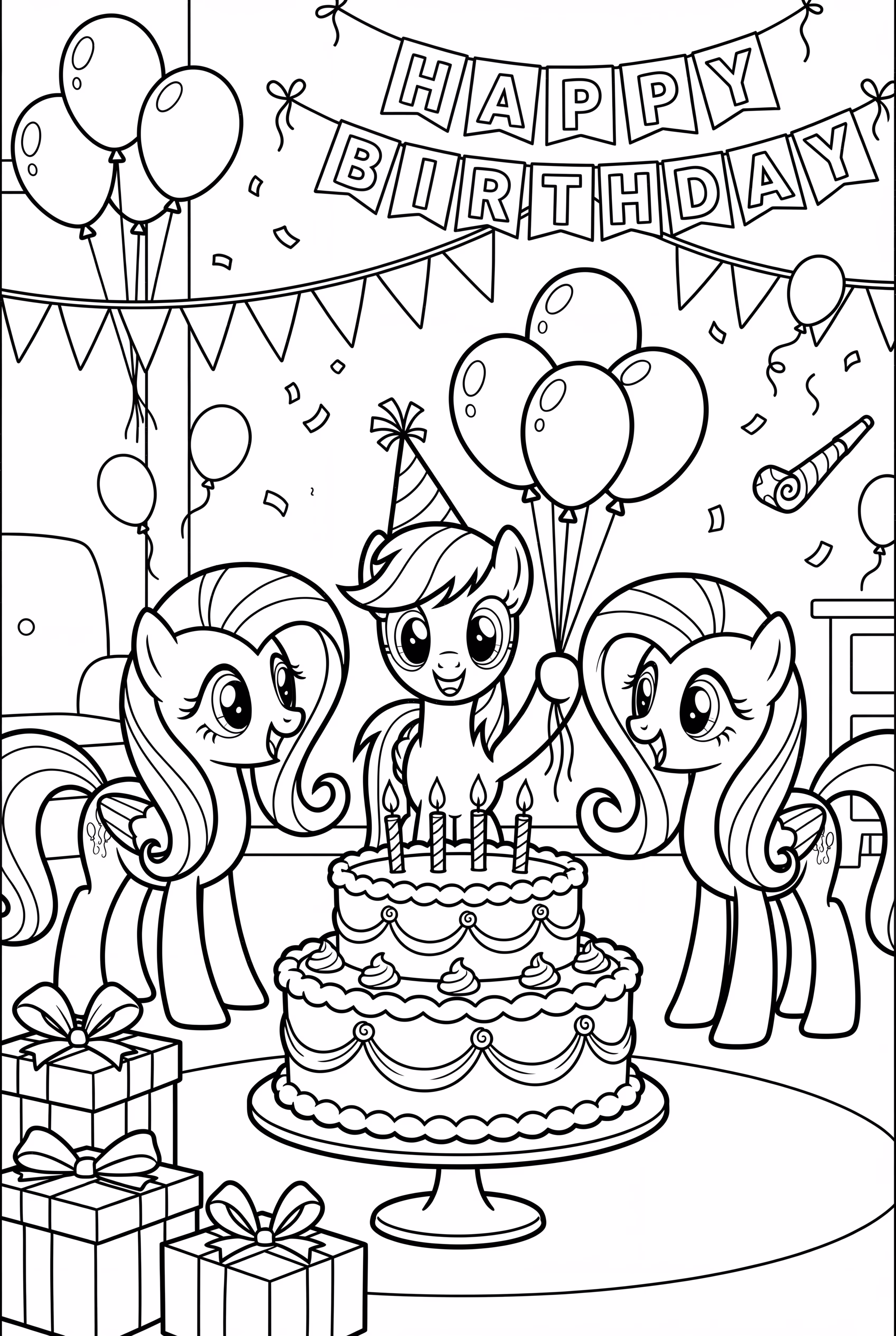 Fiesta de Cumpleaños de My Little Pony con Amigos-2