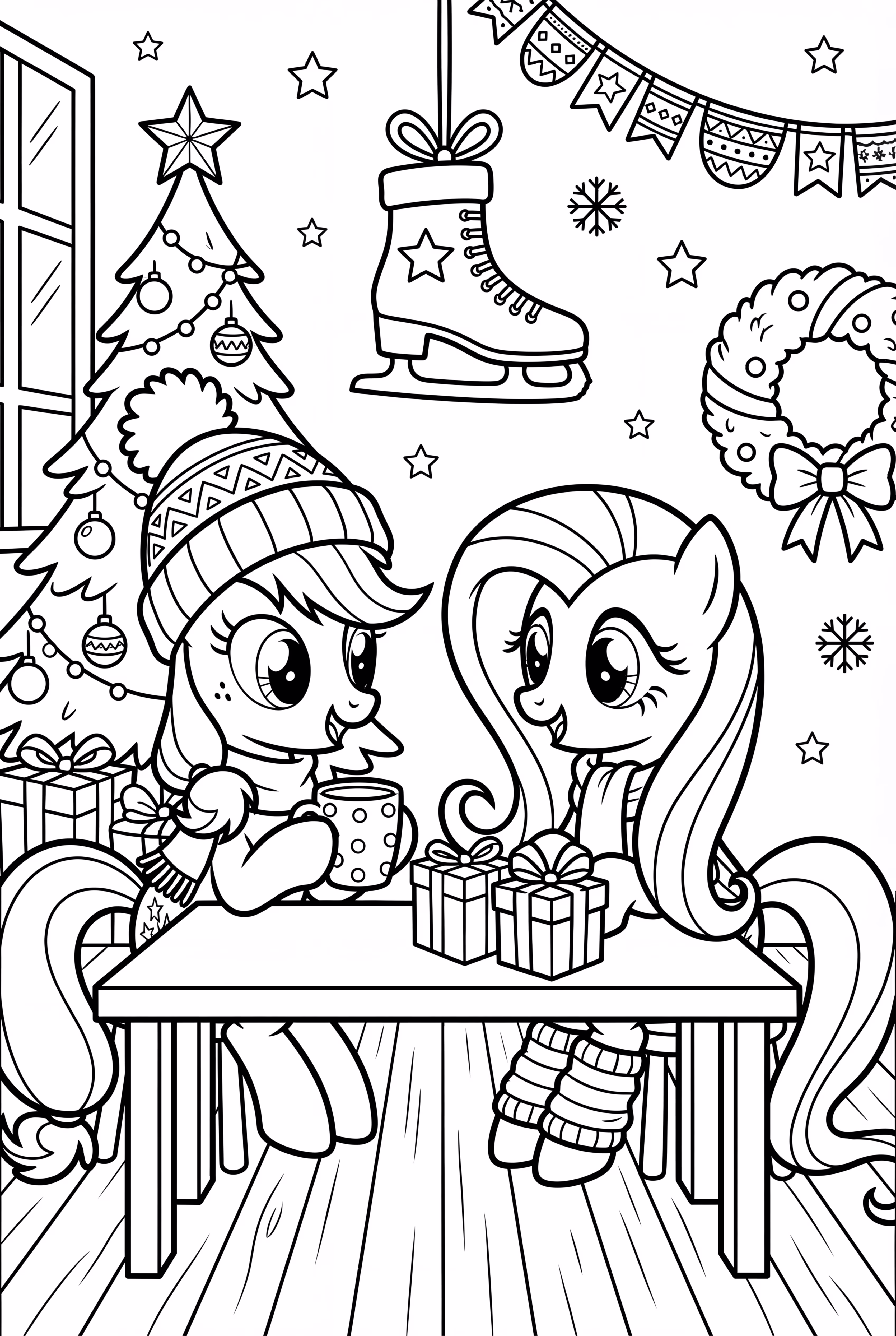 Mi pequeña pony celebración navideña-2