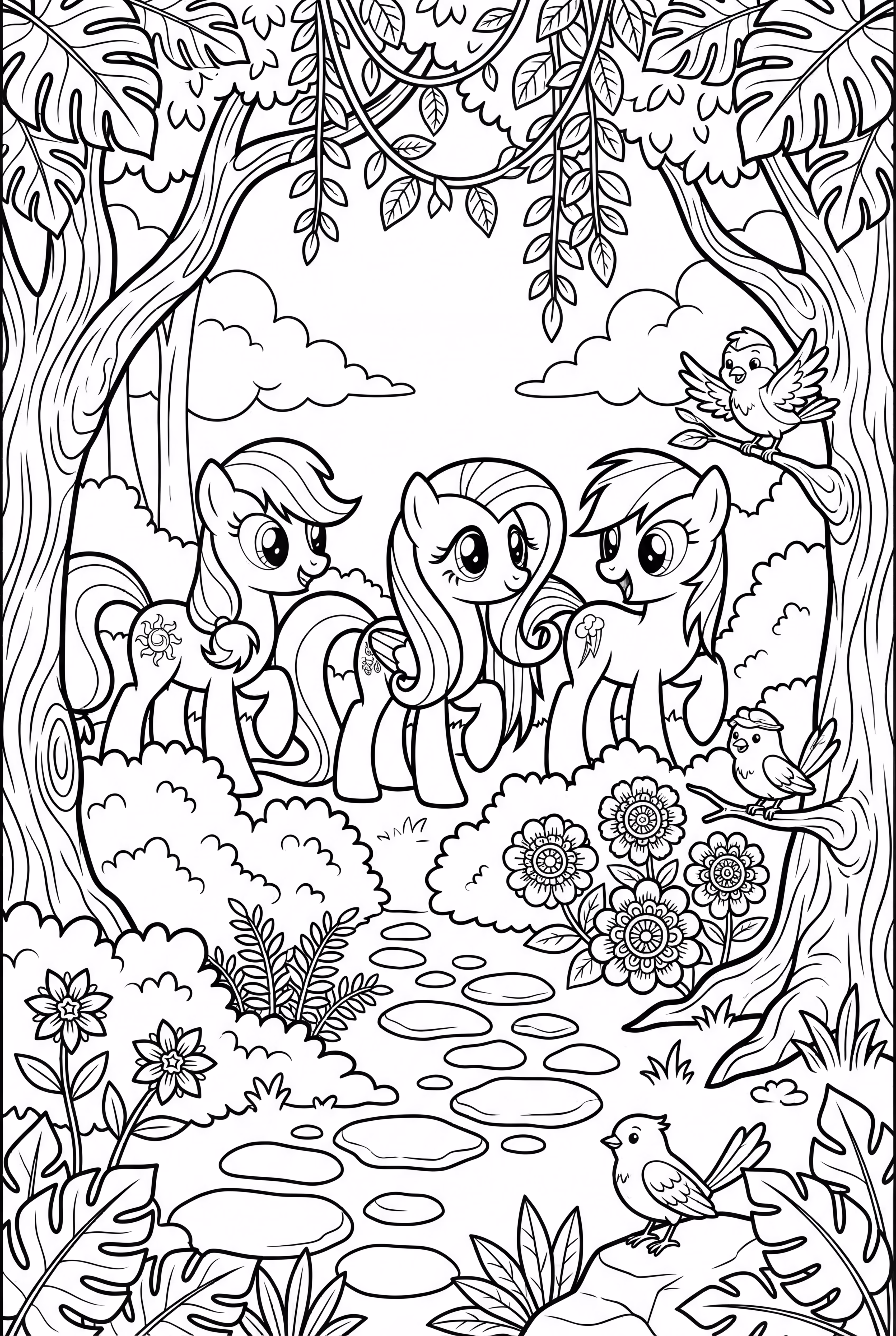 Mis Pequeños Ponis Aventuras de Amistad en el Bosque-2