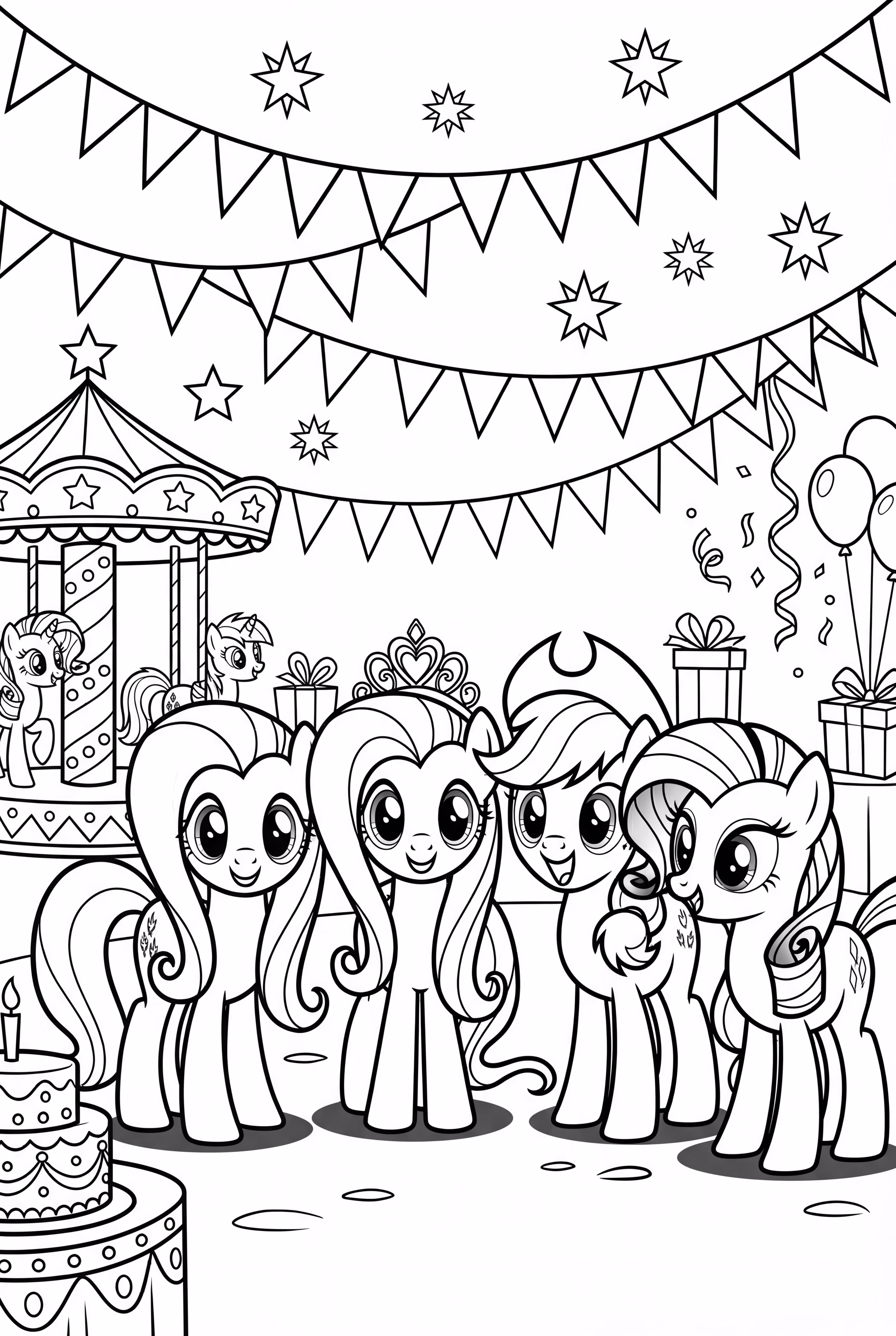 Mon petit poney Festival de l'amitié avec tous les poneys-2