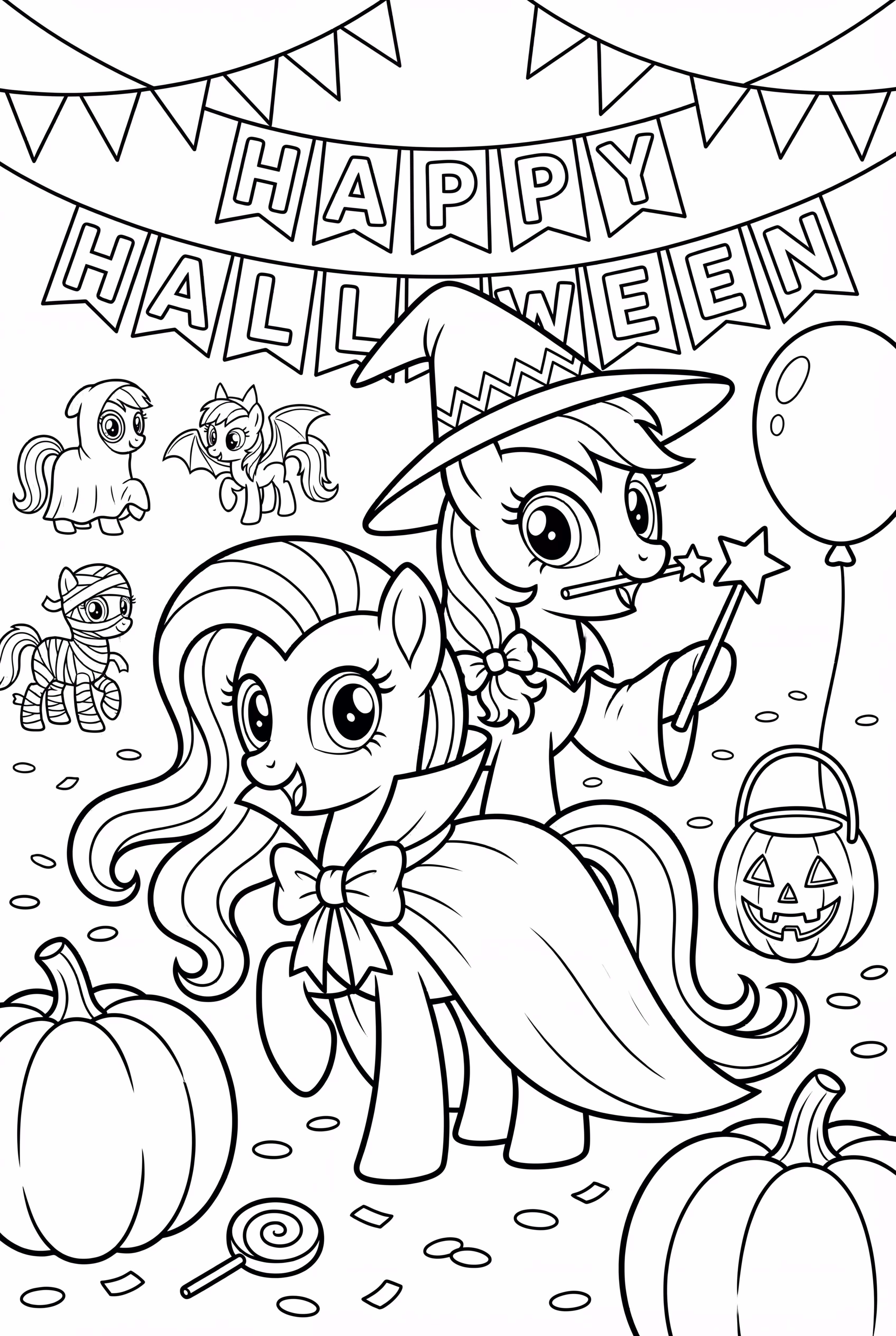 Mi pequeña pony Fiesta de Halloween Divertida