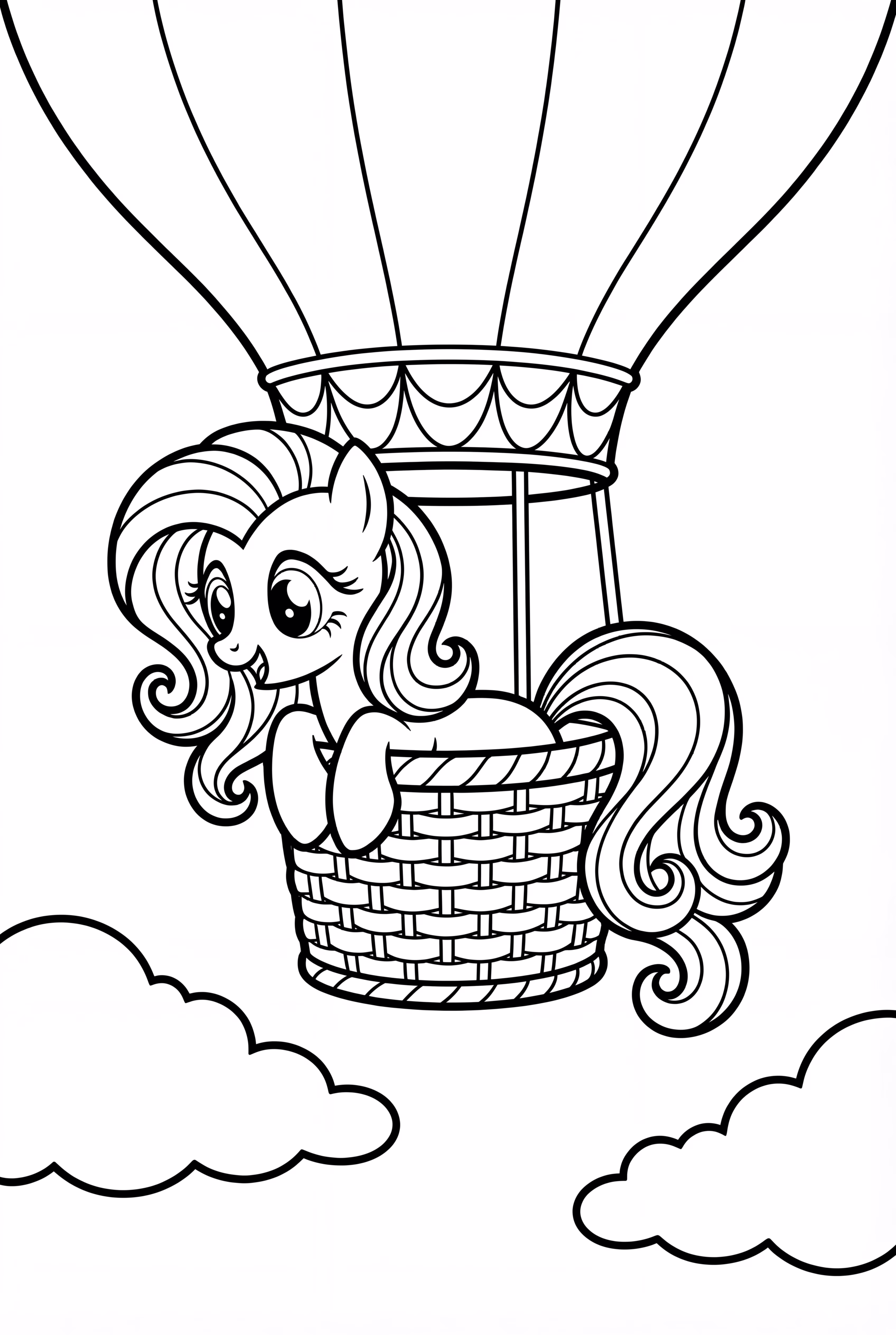 Mon Petit Poney Tour en Montgolfière