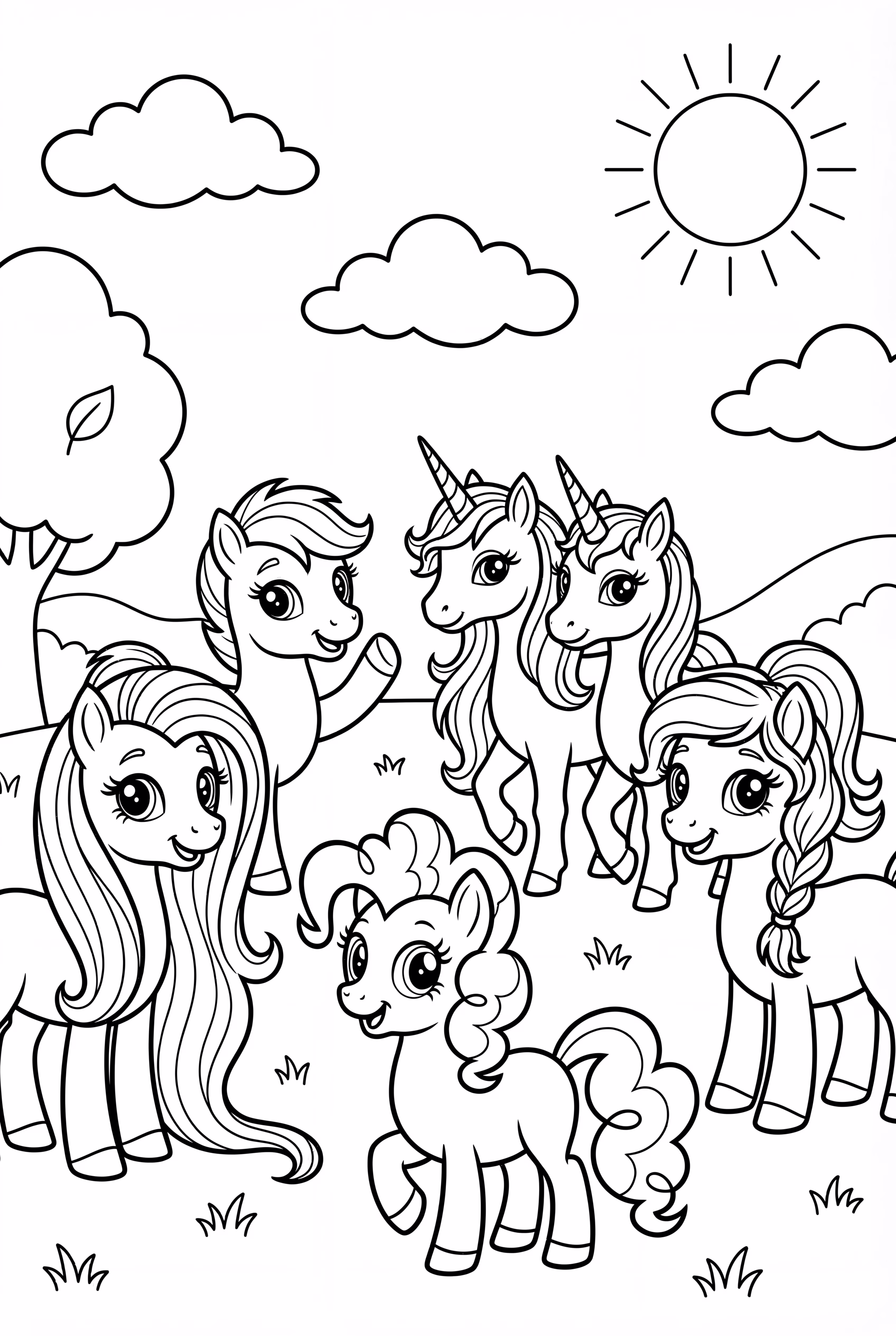 Mis pequeños ponis Nueva generación amigos