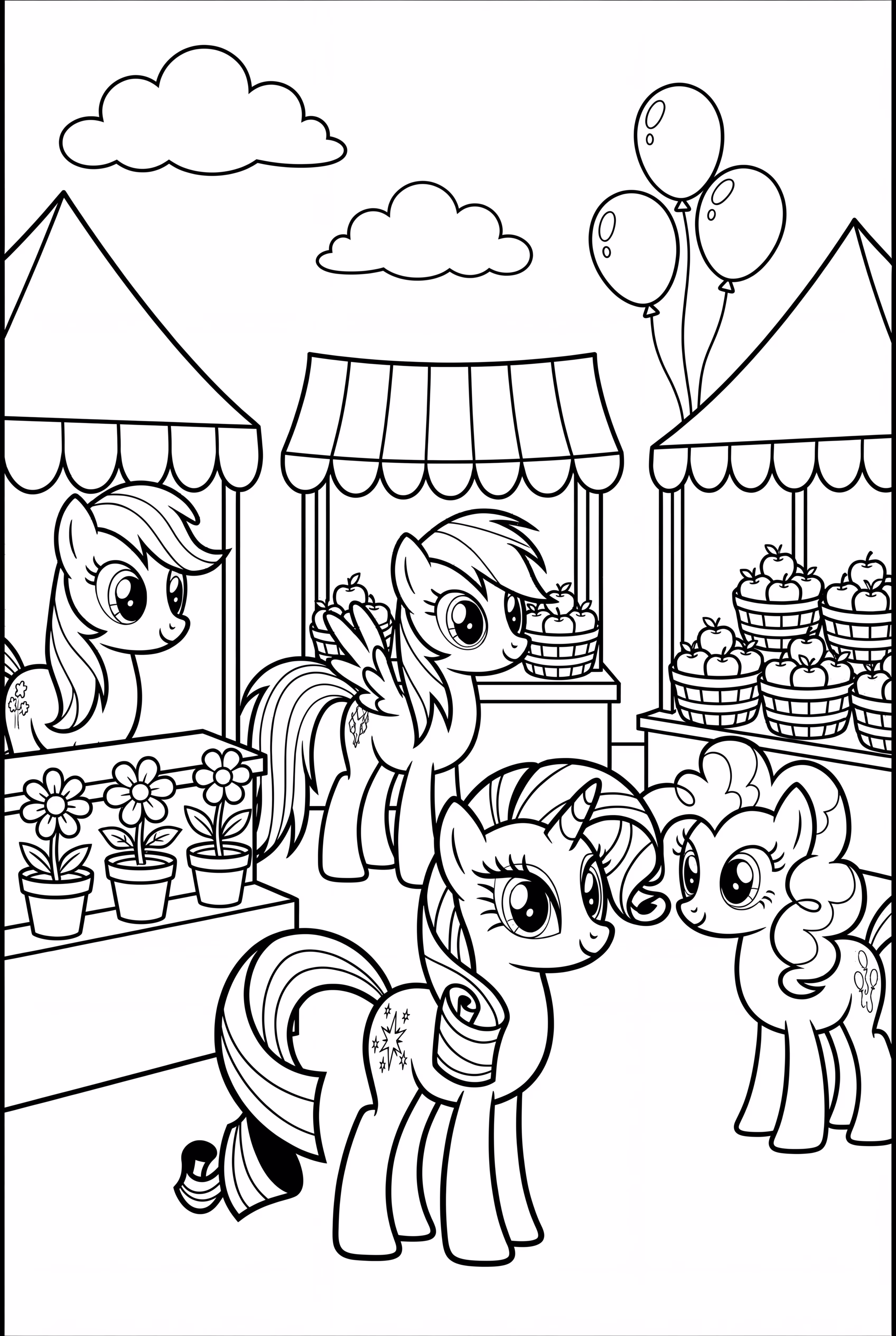 Mon petit poney Journée de marché de Ponyville