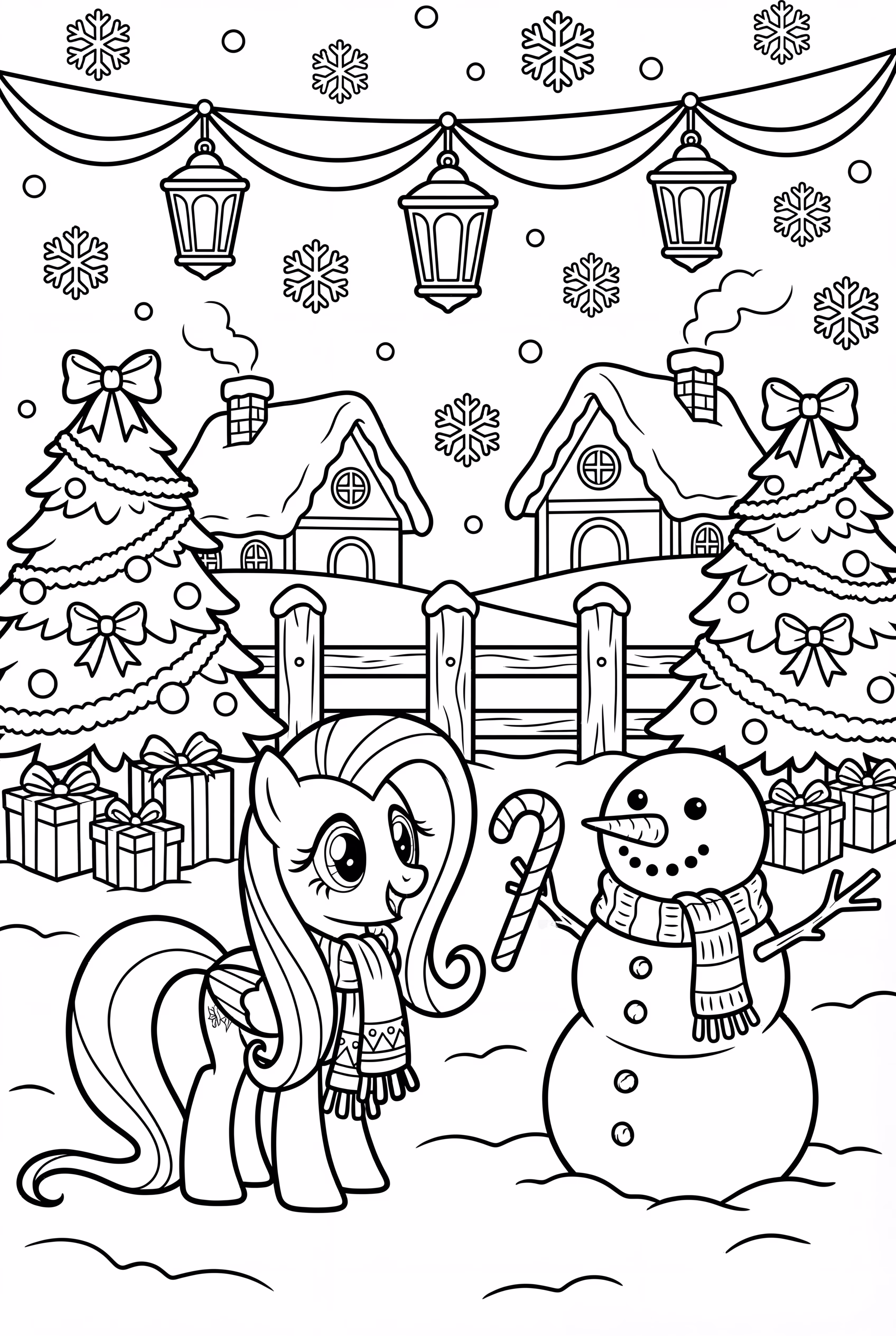 My Little Pony Festival del Pueblo Nevado