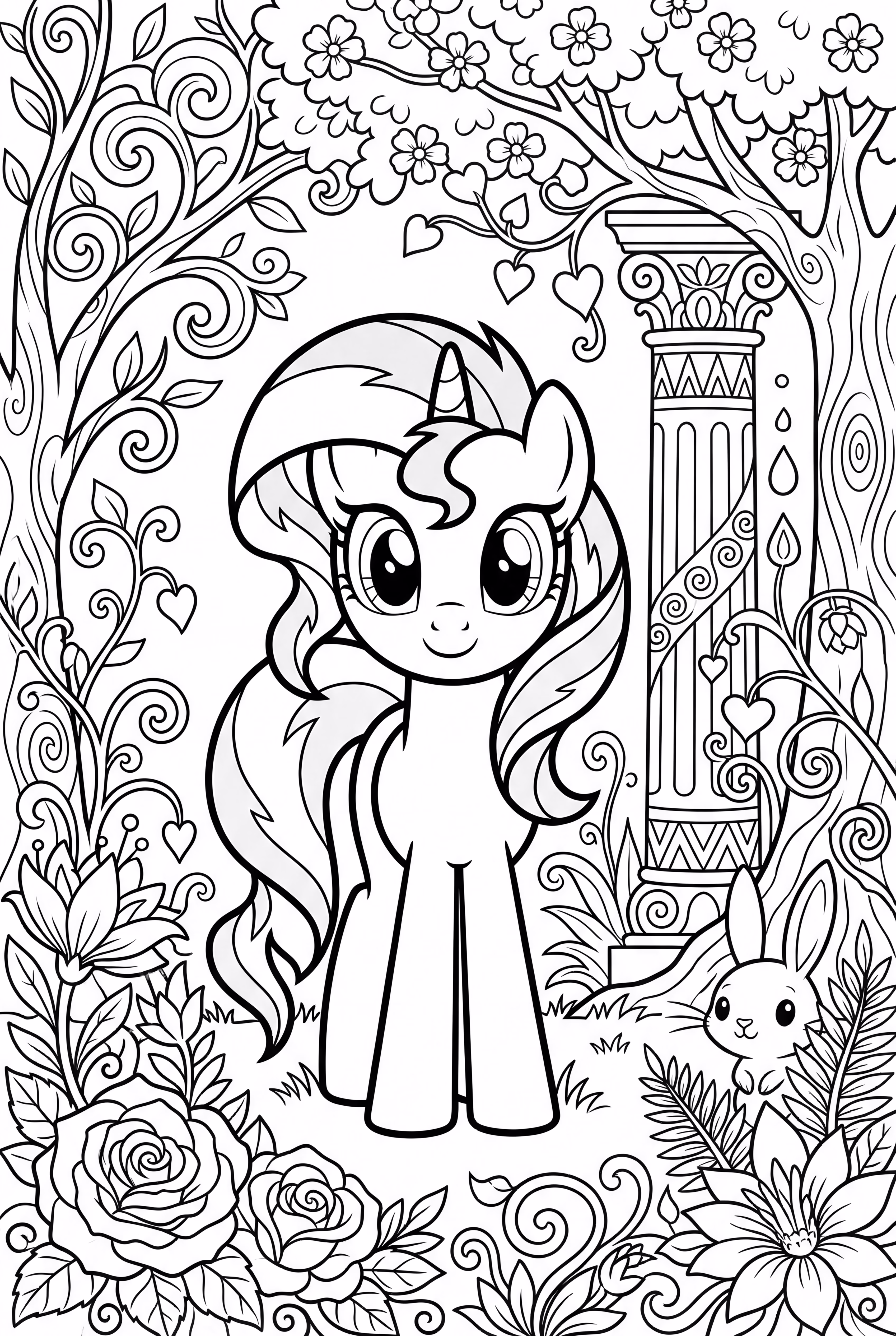 My Little Pony Sunset Shimmer en un Bosque Mágico-2