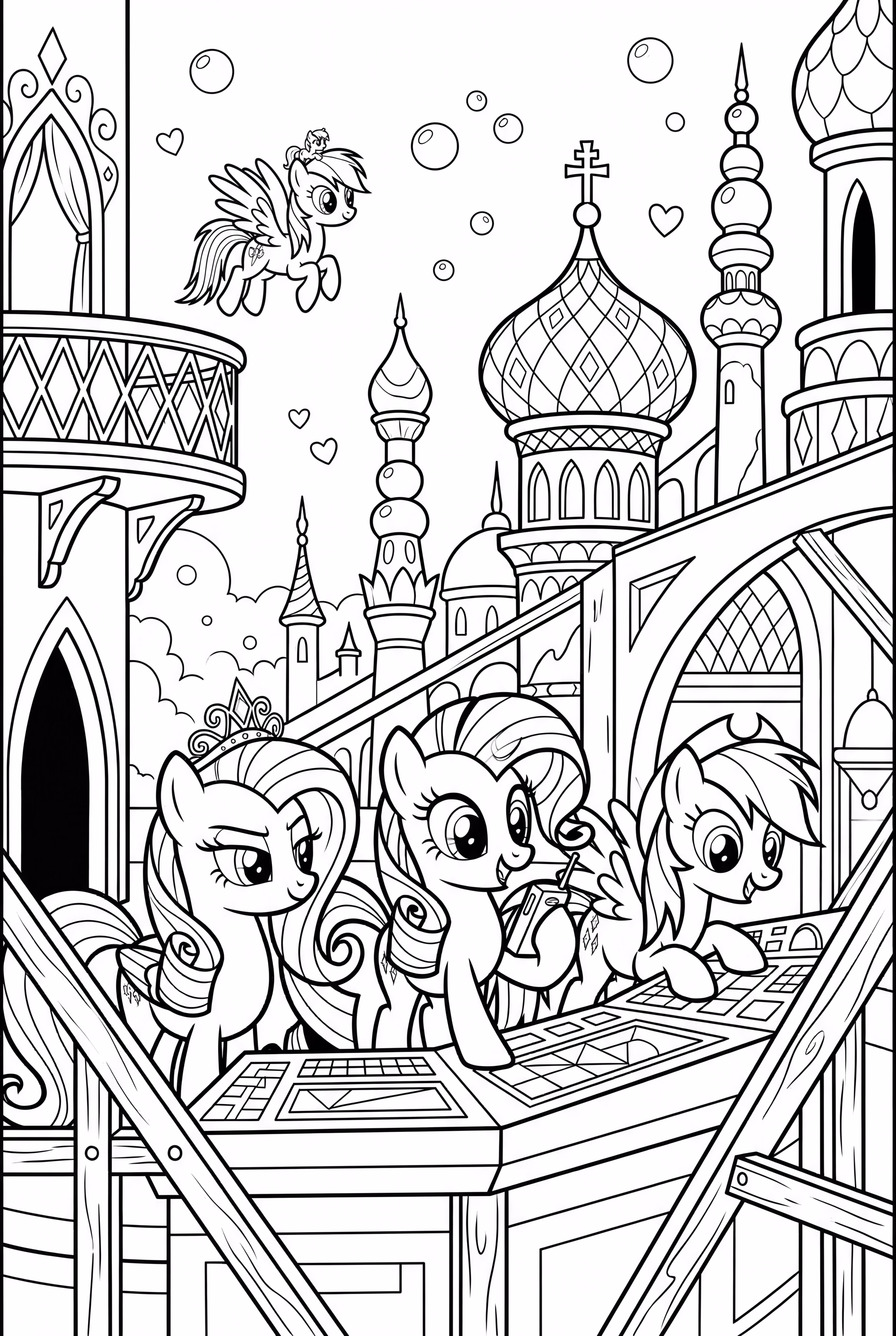 Mon Petit Poney Travail d'Équipe dans un Grand Défi