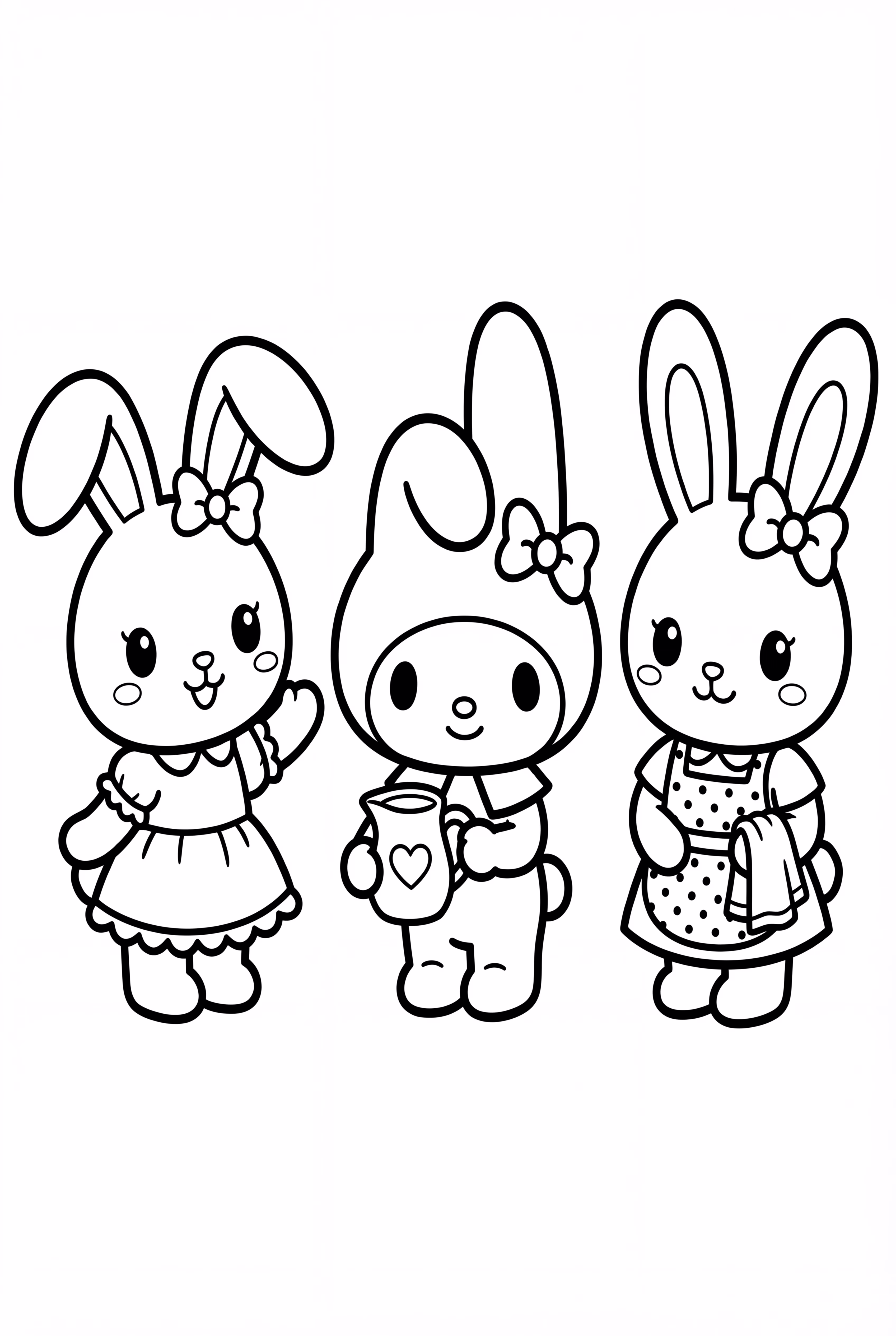 My Melody et ses amis à un pique-nique