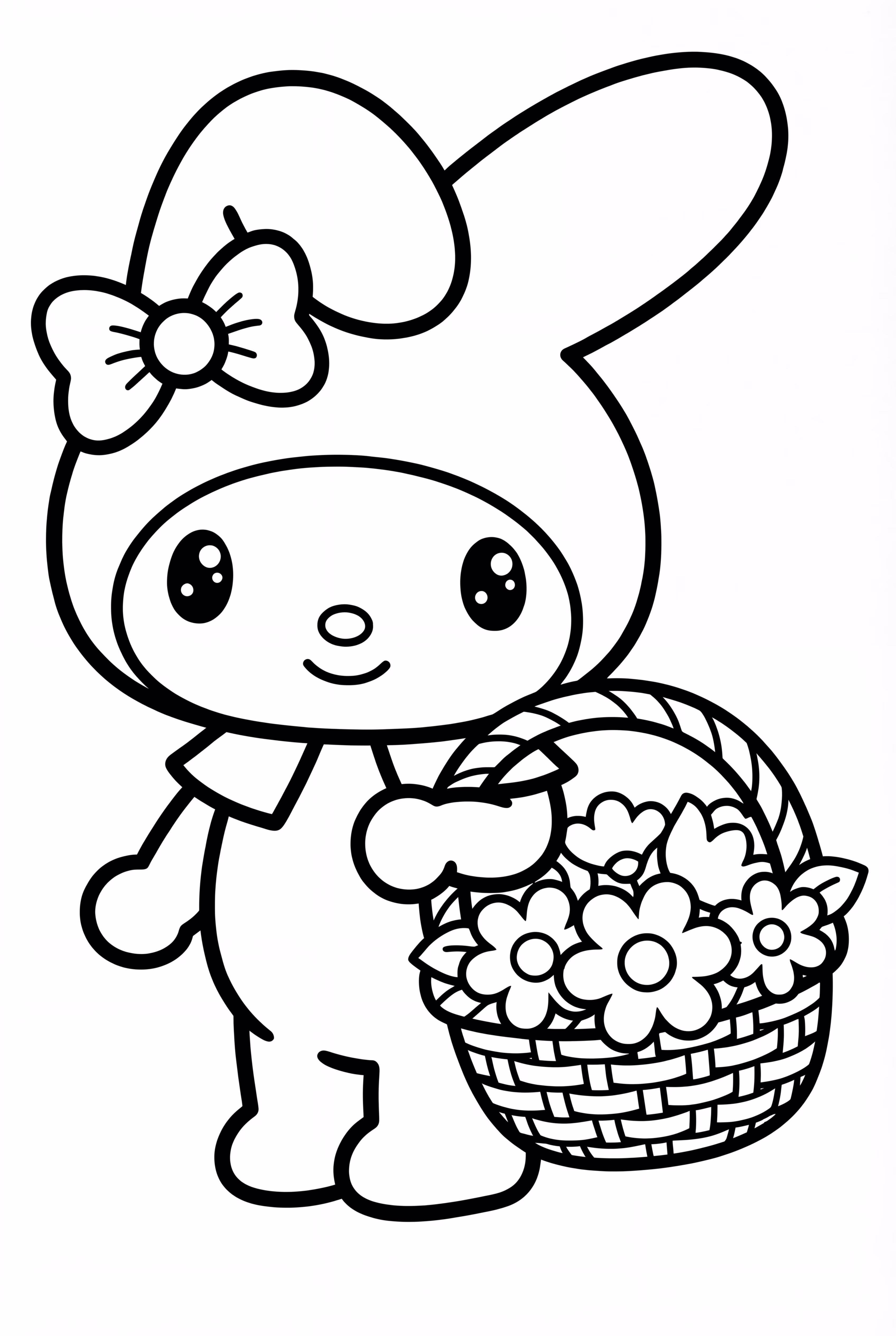 Ma Mélodie portant un panier