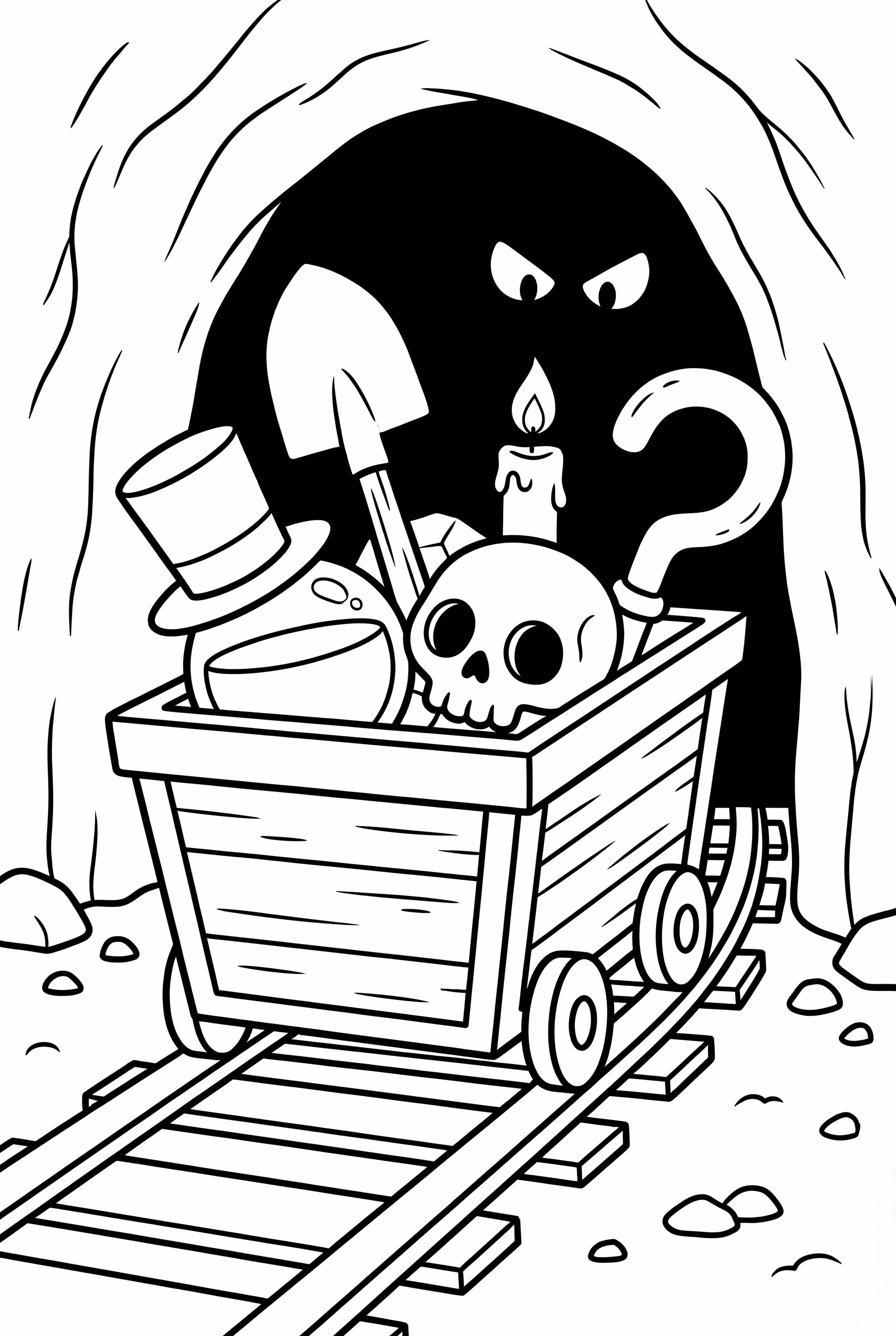 神秘矿车与FNAF符号