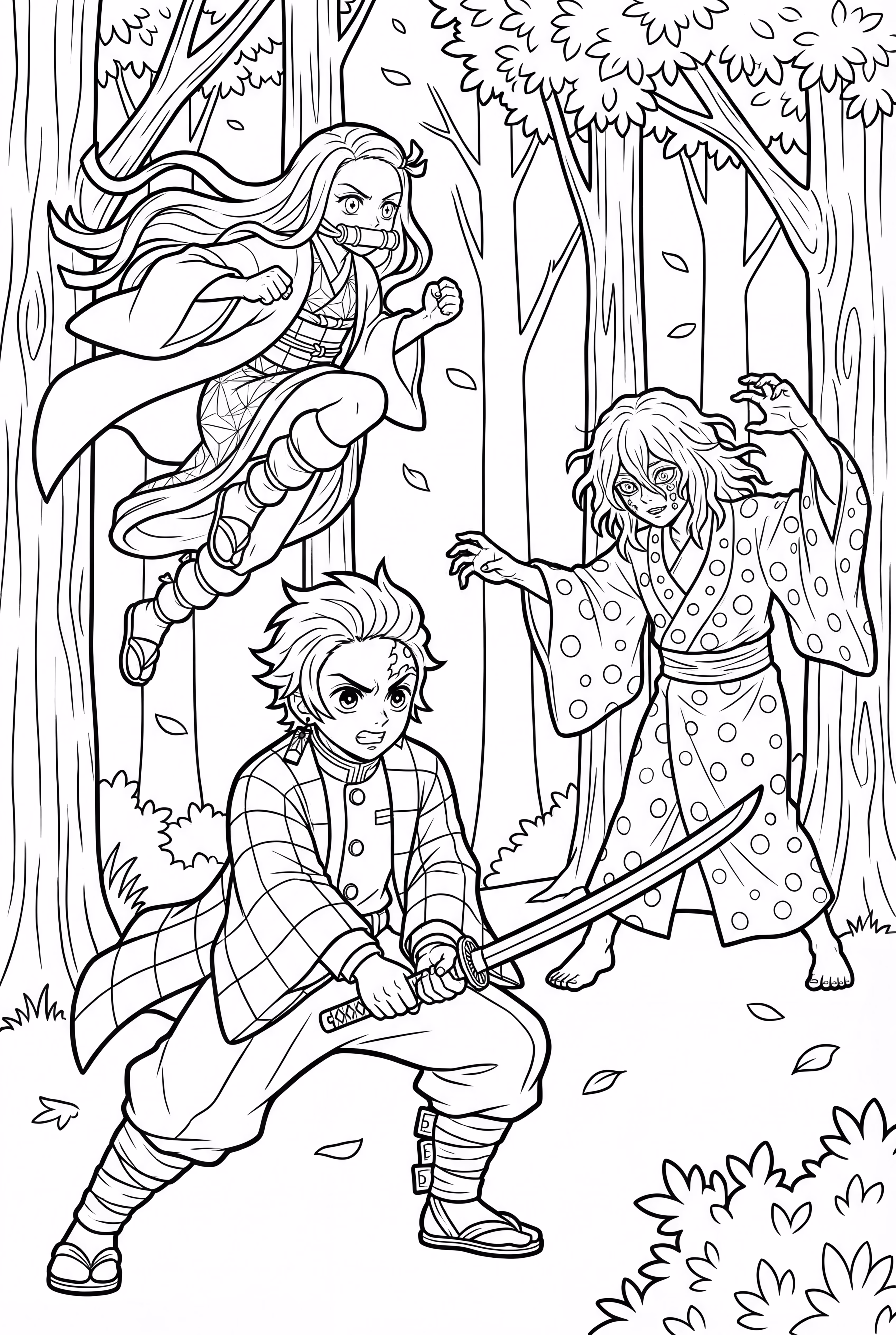 Nezuko And Tanjiro Versus Rui