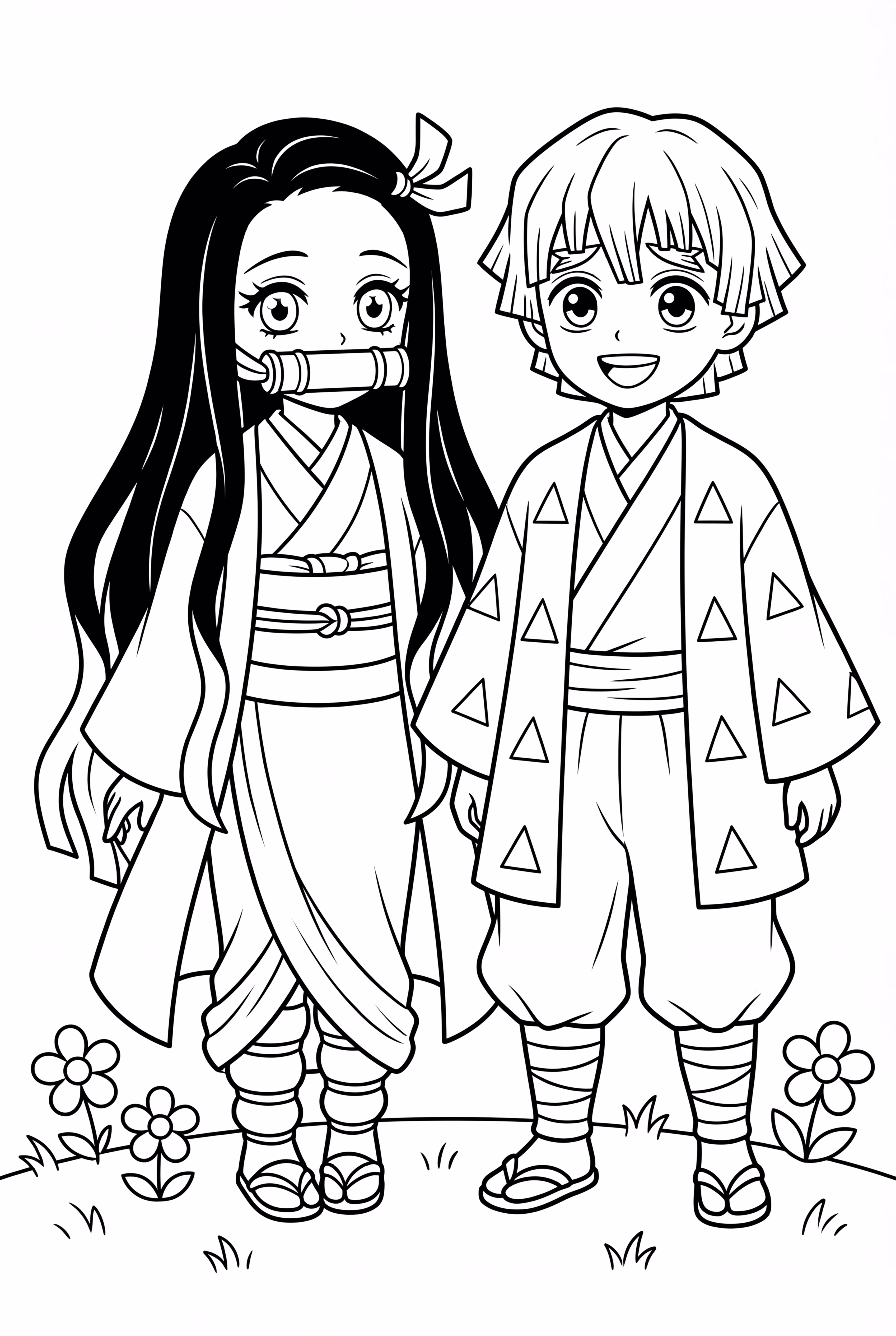 Nezuko And Zenitsu Together