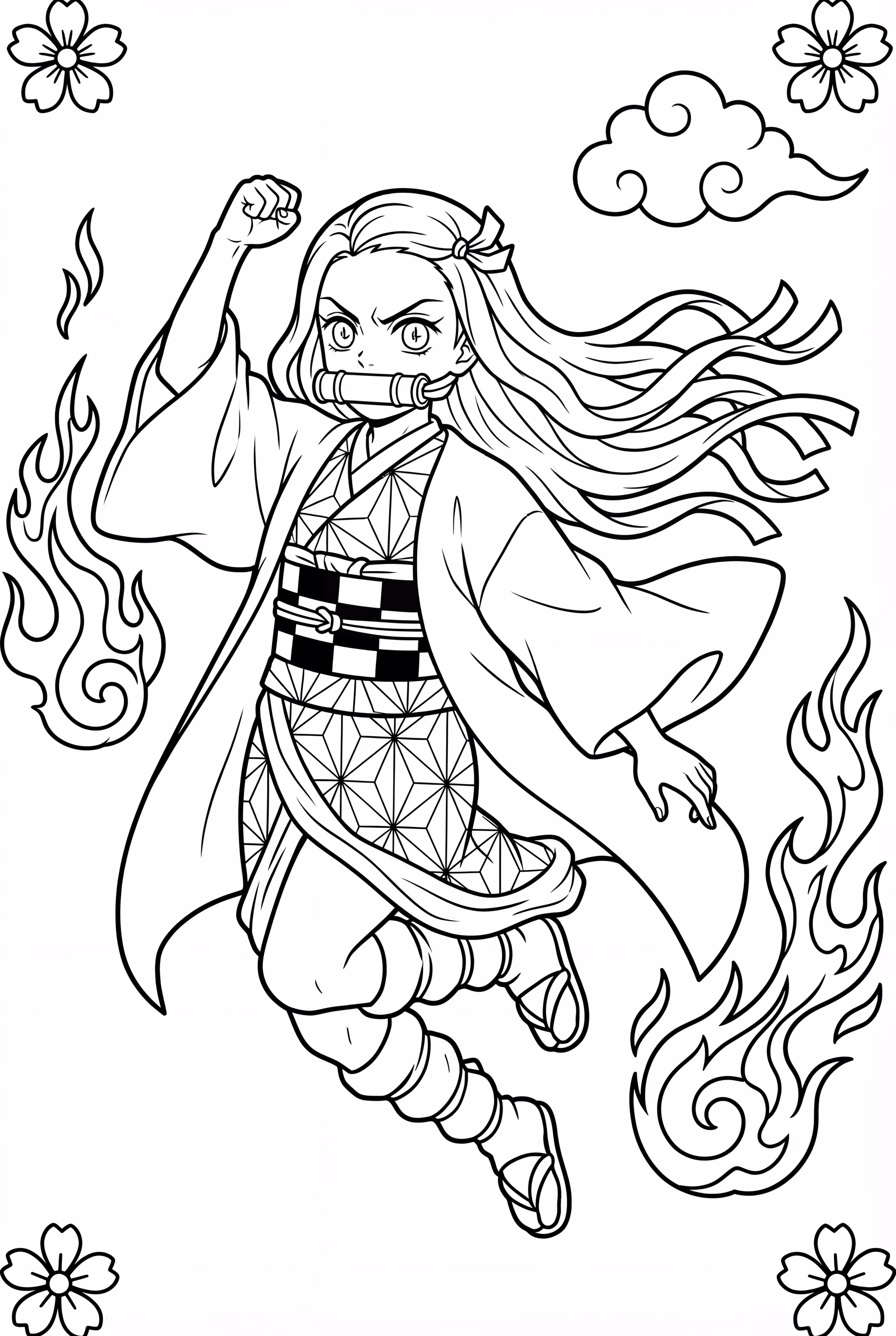 Nezuko Using Her Blood Demon Art