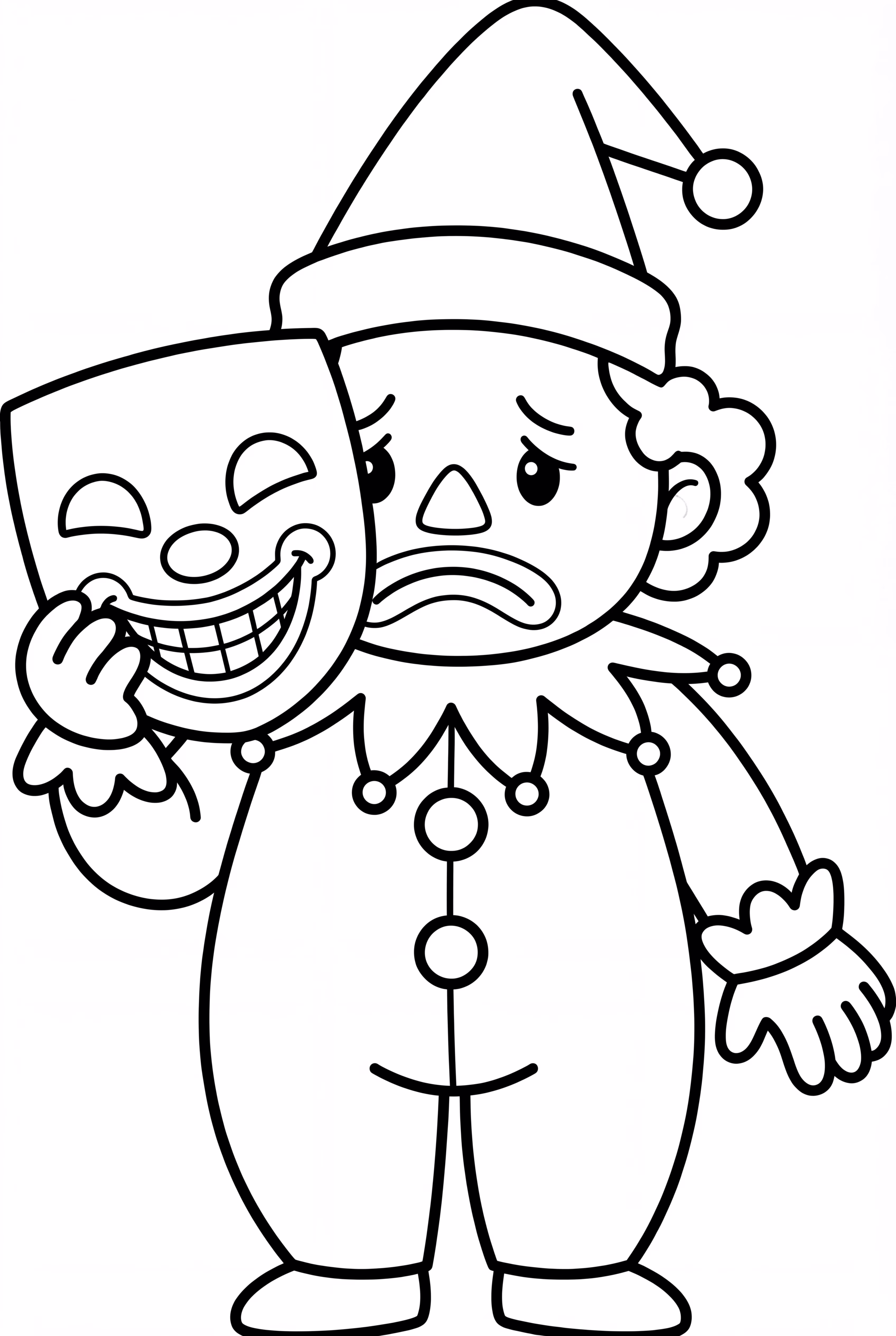 Nightmare Before Christmas Clown With Tear-Away Face