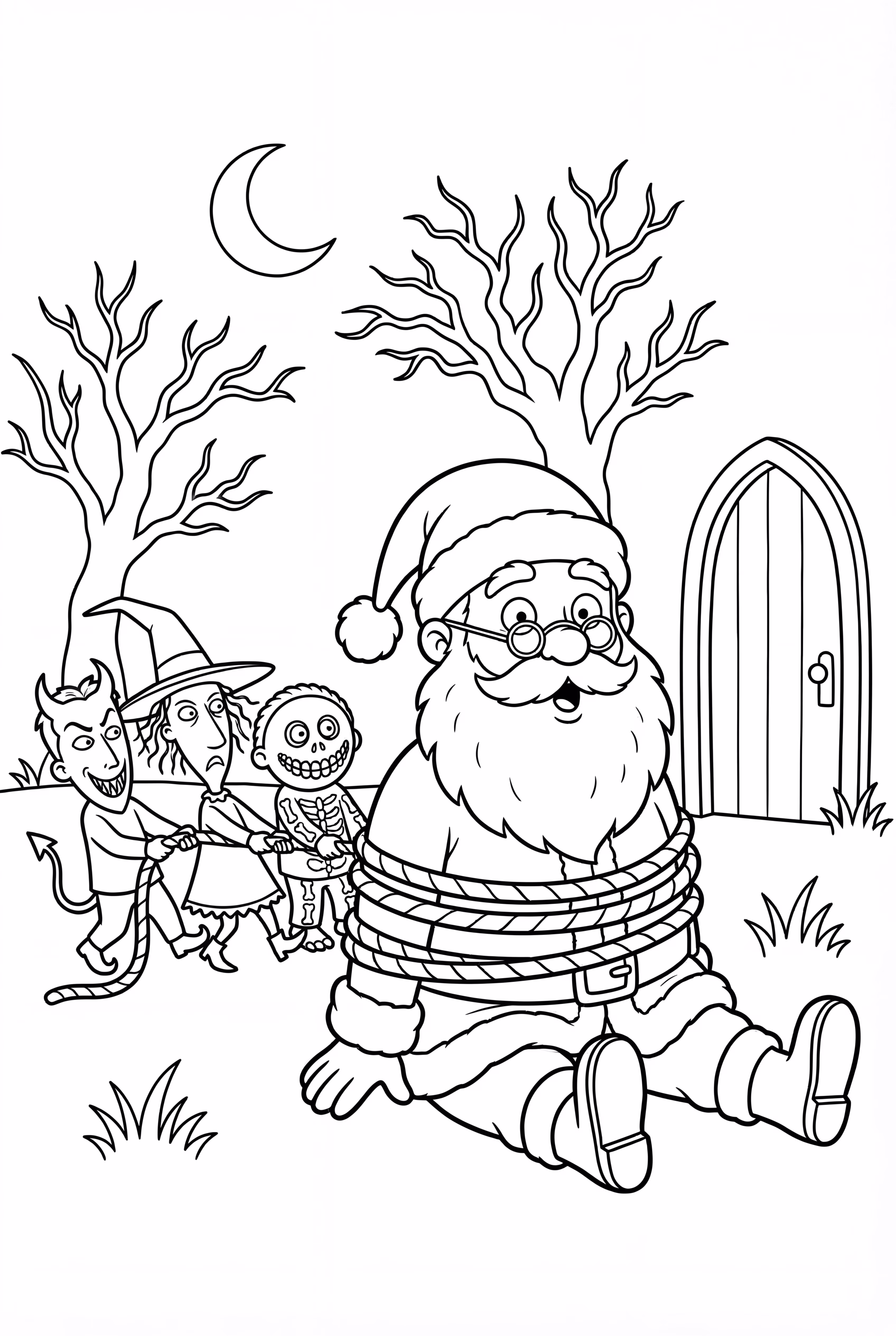 Nightmare Before Christmas Santa Claus Is Kidnapped