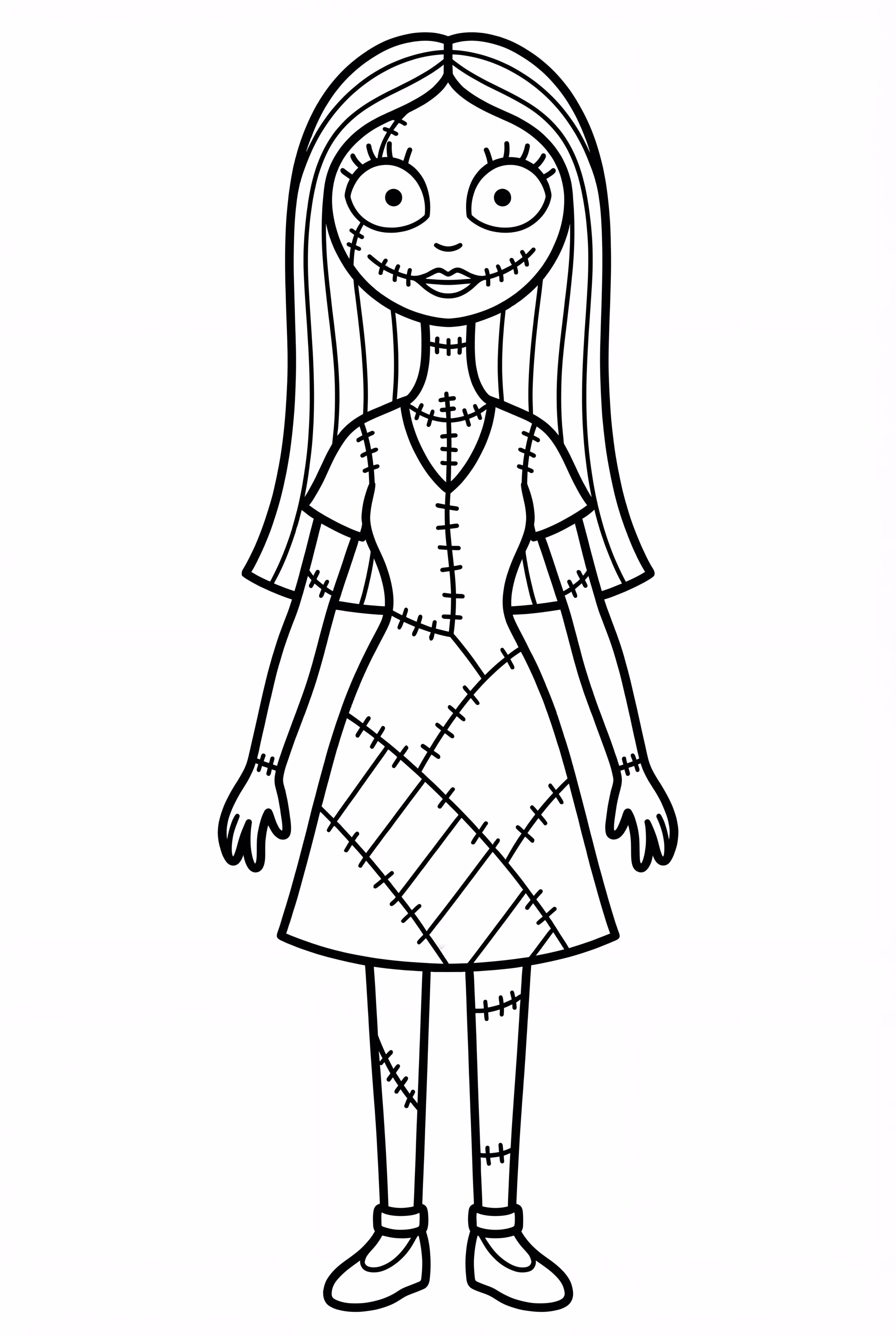 크리스마스 악몽 심플 샐리 포즈