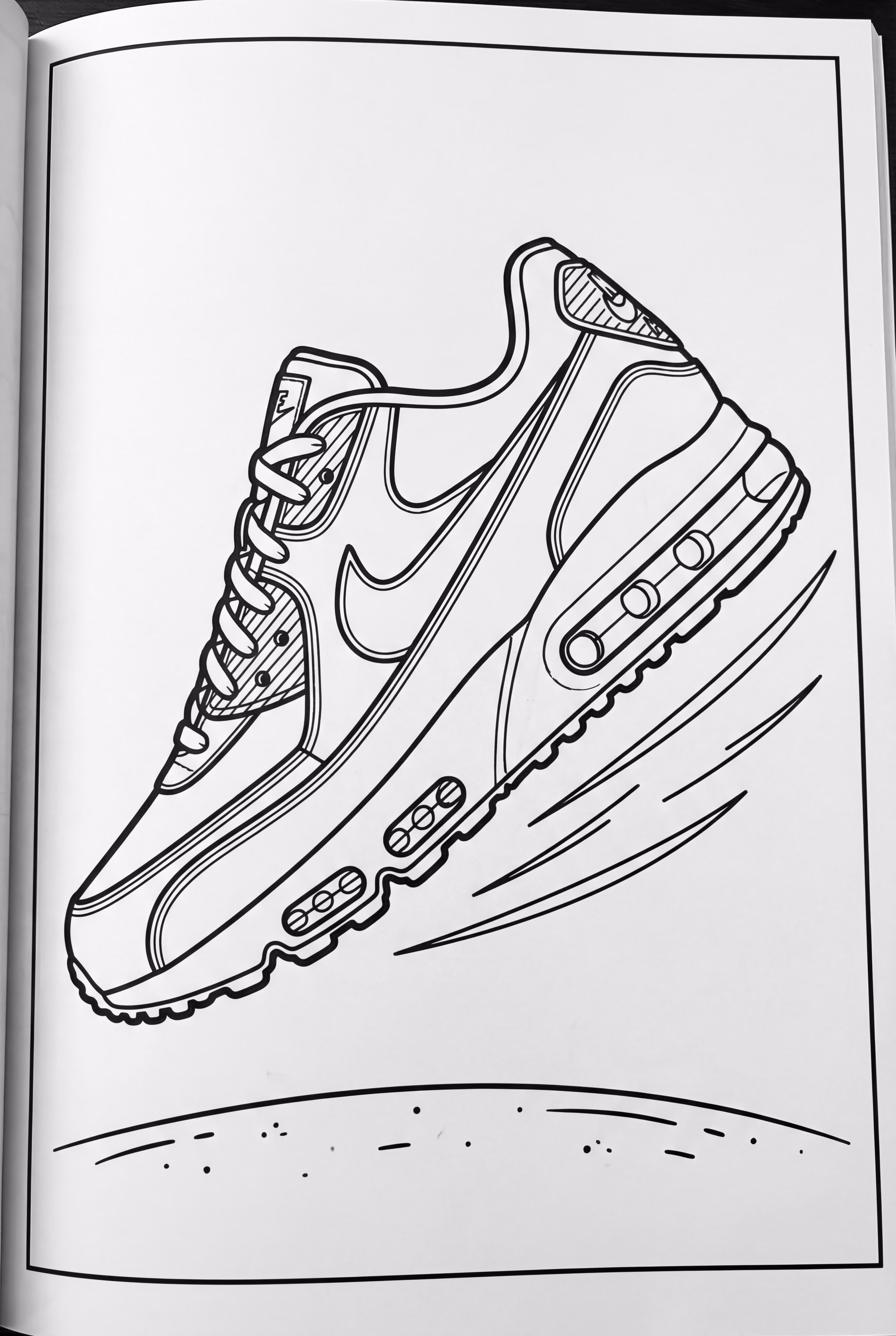 Nike Air Max in einer Laufszene