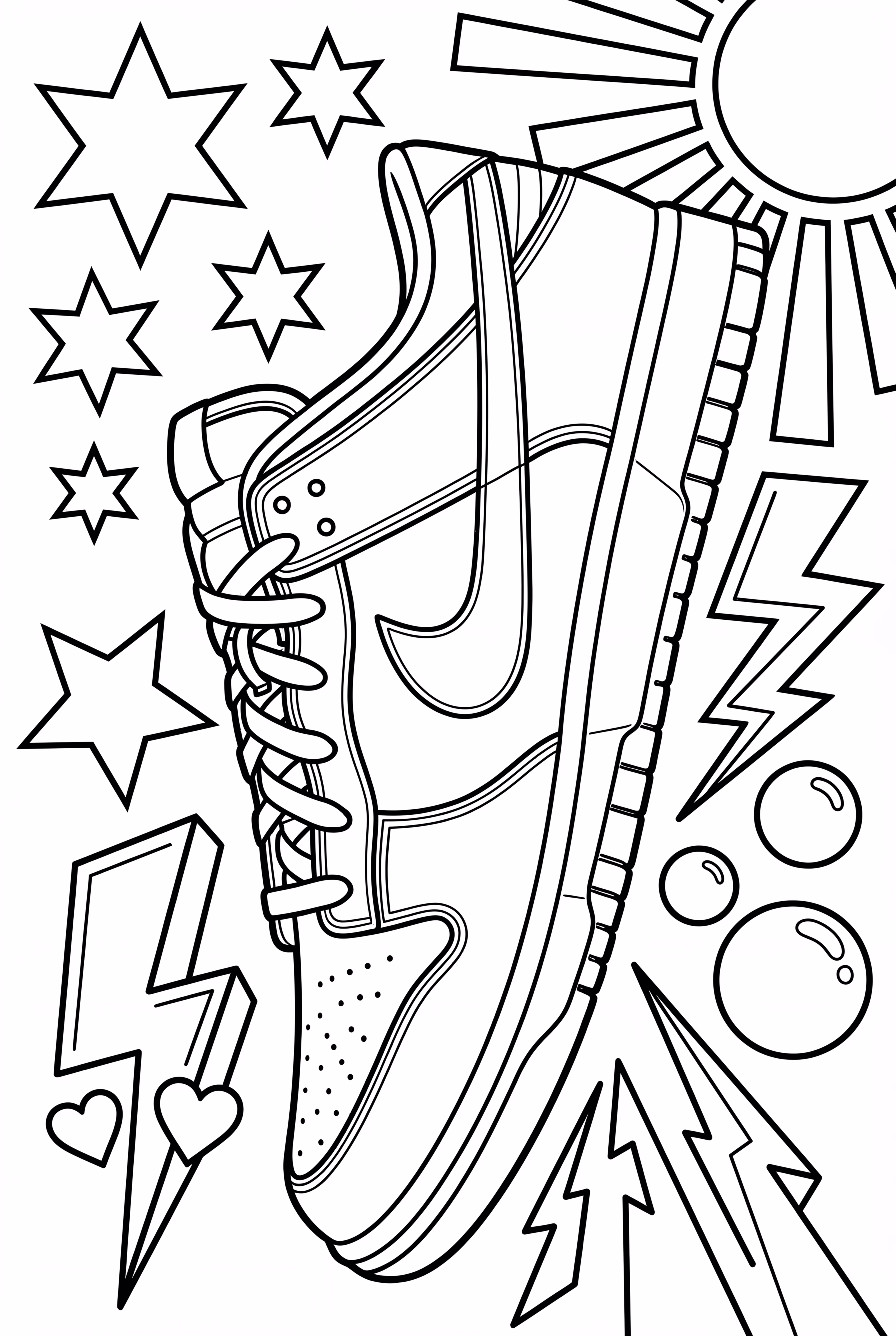 nike dunk sneakers with graffiti background