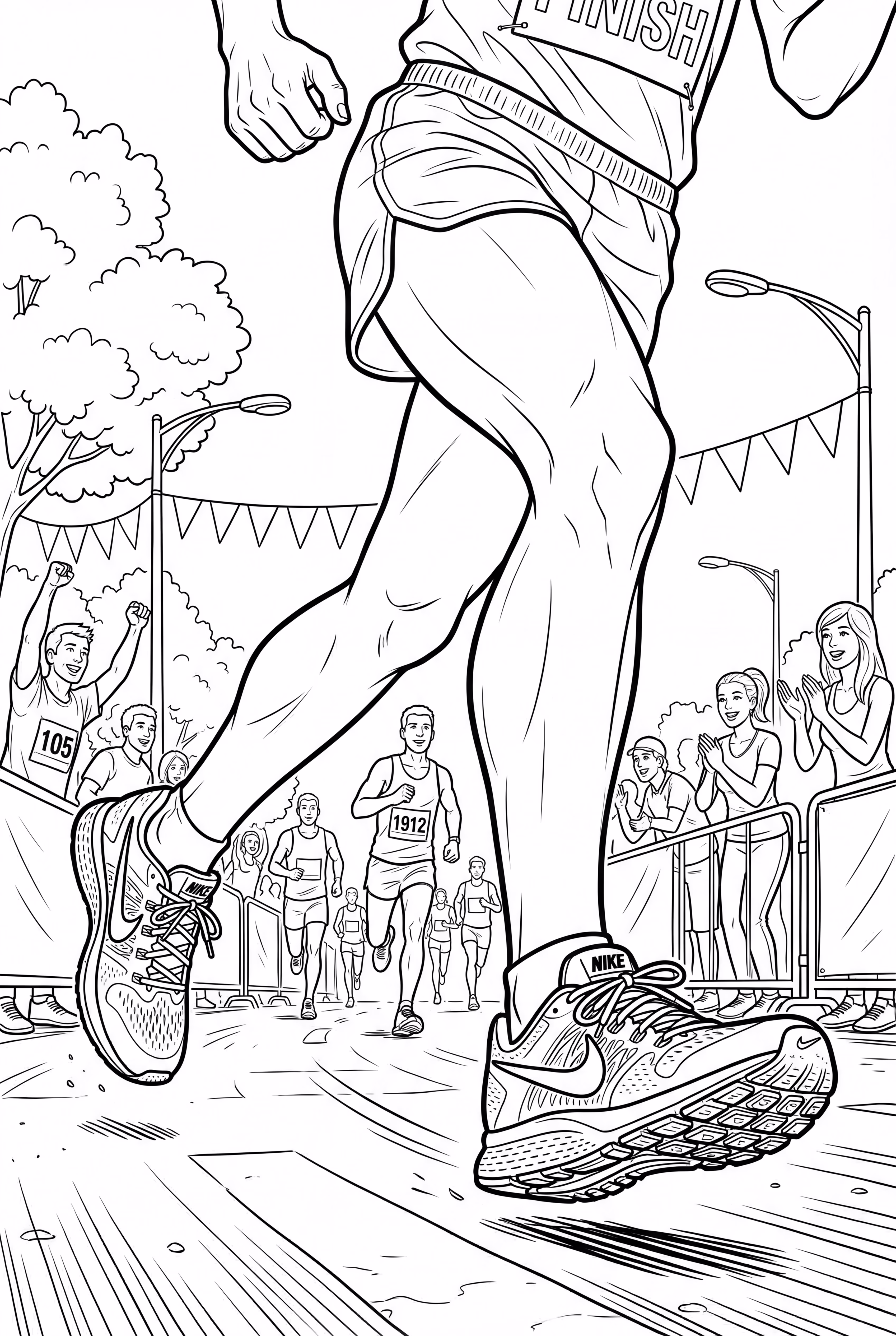 nike shoes being worn during a marathon-2