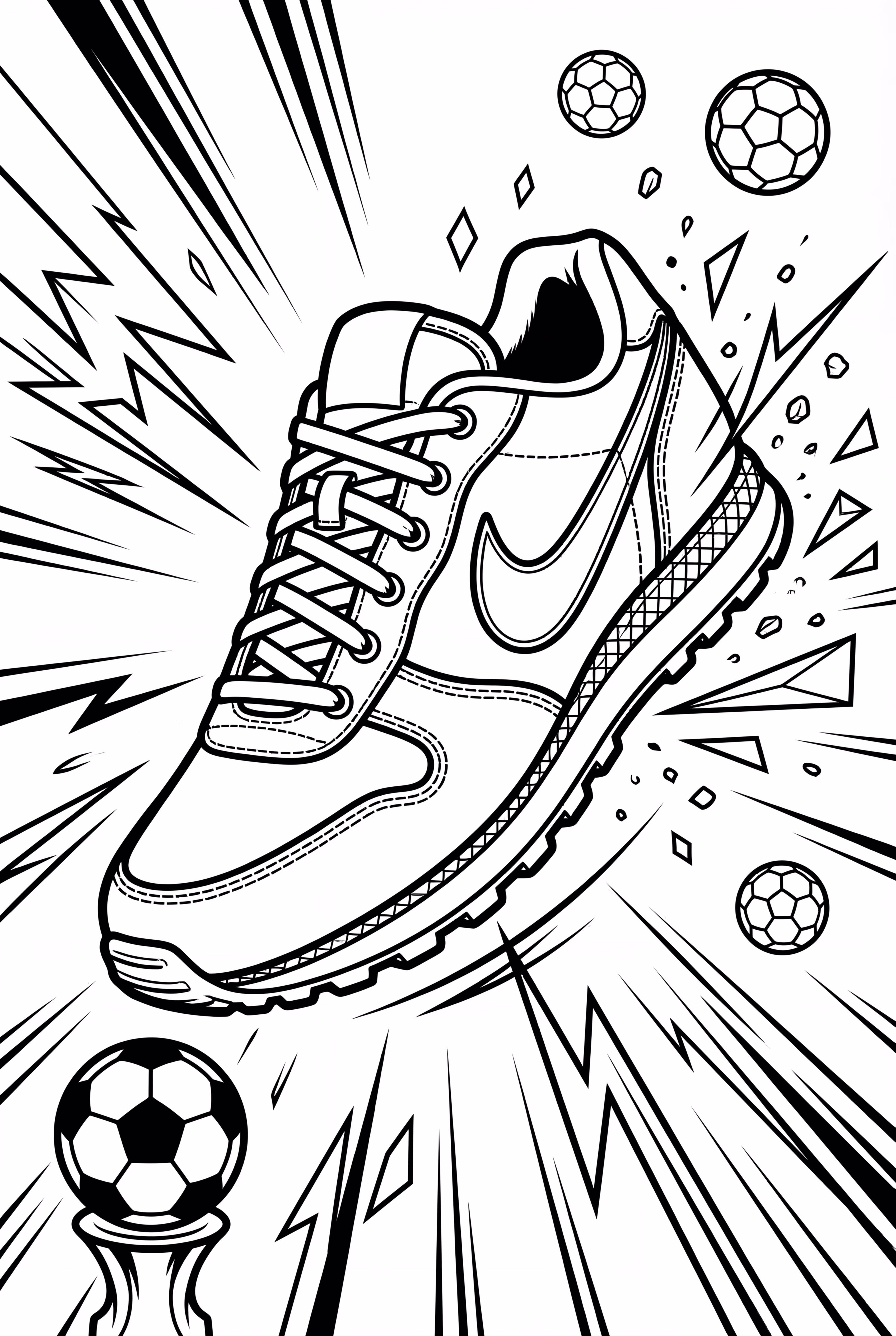 나이키 신발이 고에너지 스포츠 액션 장면에서 등장하는 모습-2