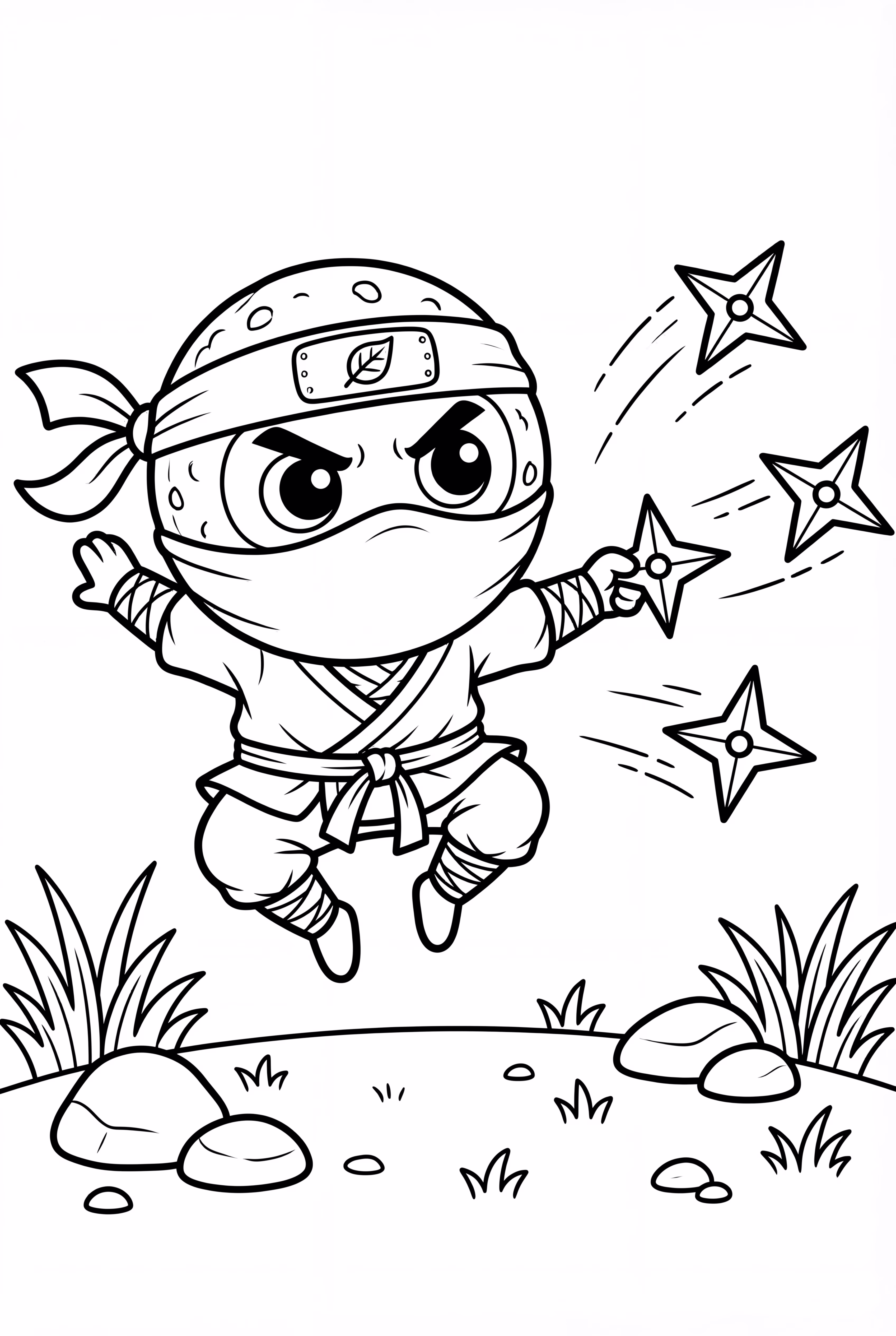 曲奇王国中的忍者曲奇投掷手里剑