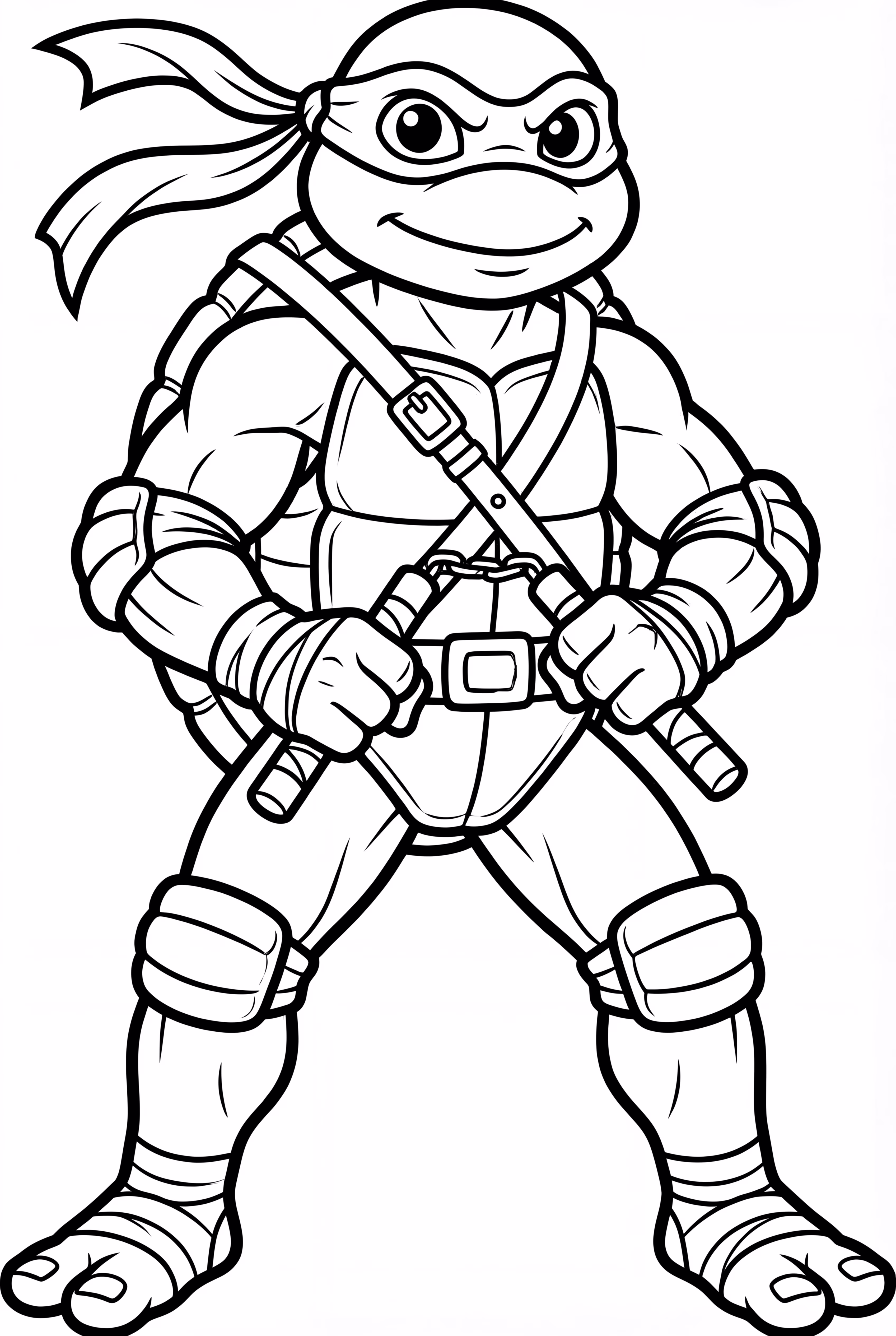 ninja turtle training in their lair