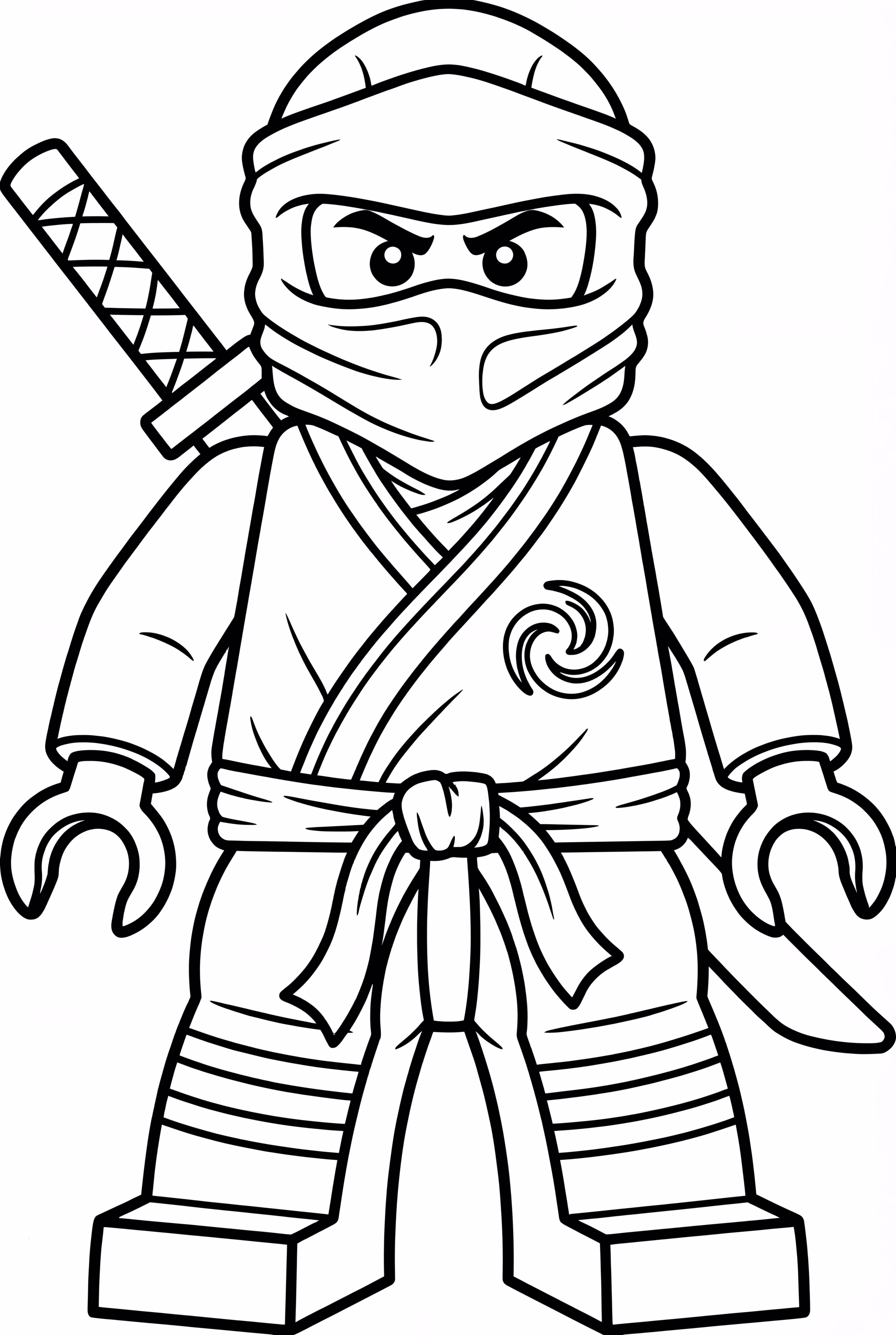 Ninjago Jay steht stolz