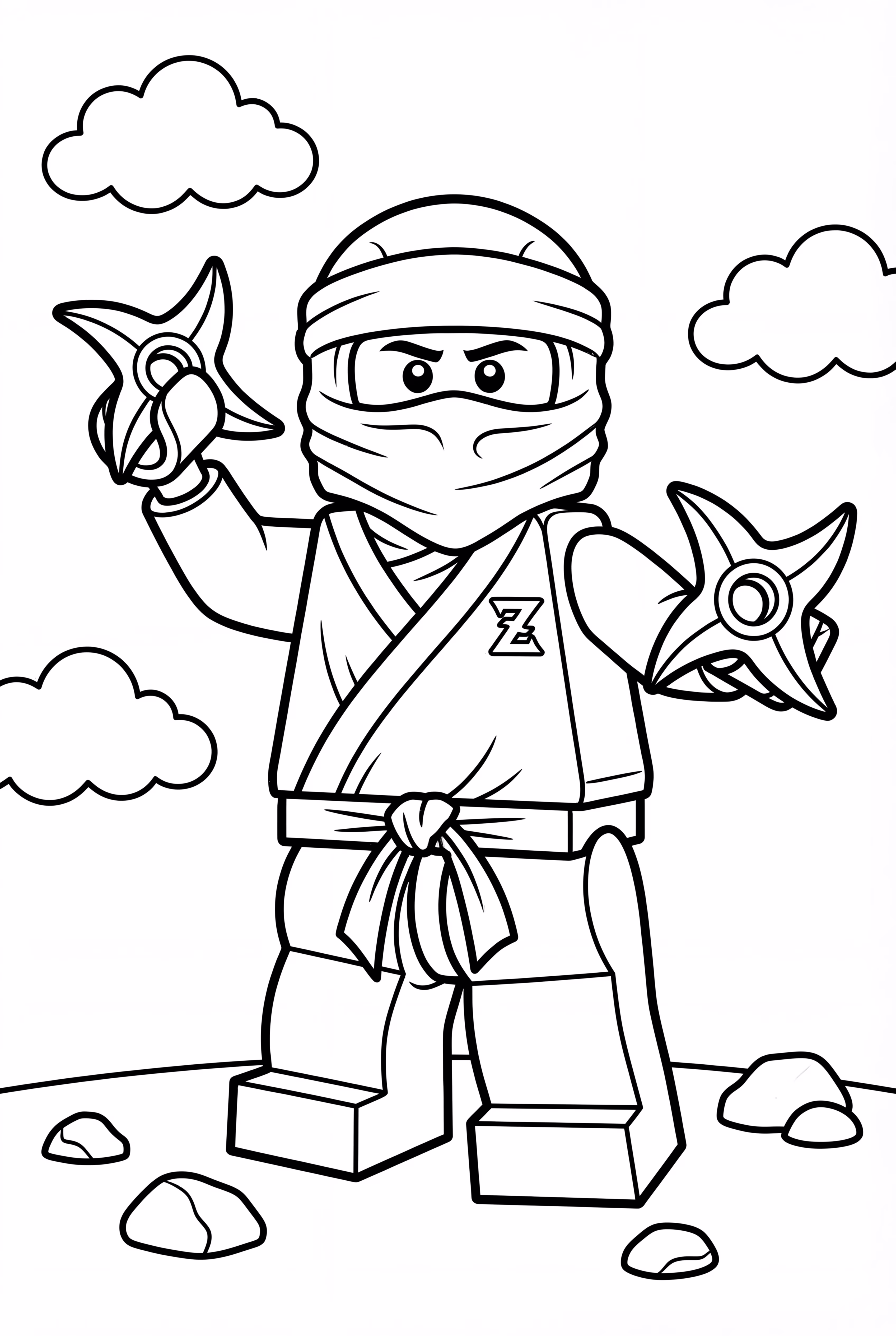 Ninjago Zane And His Shurikens