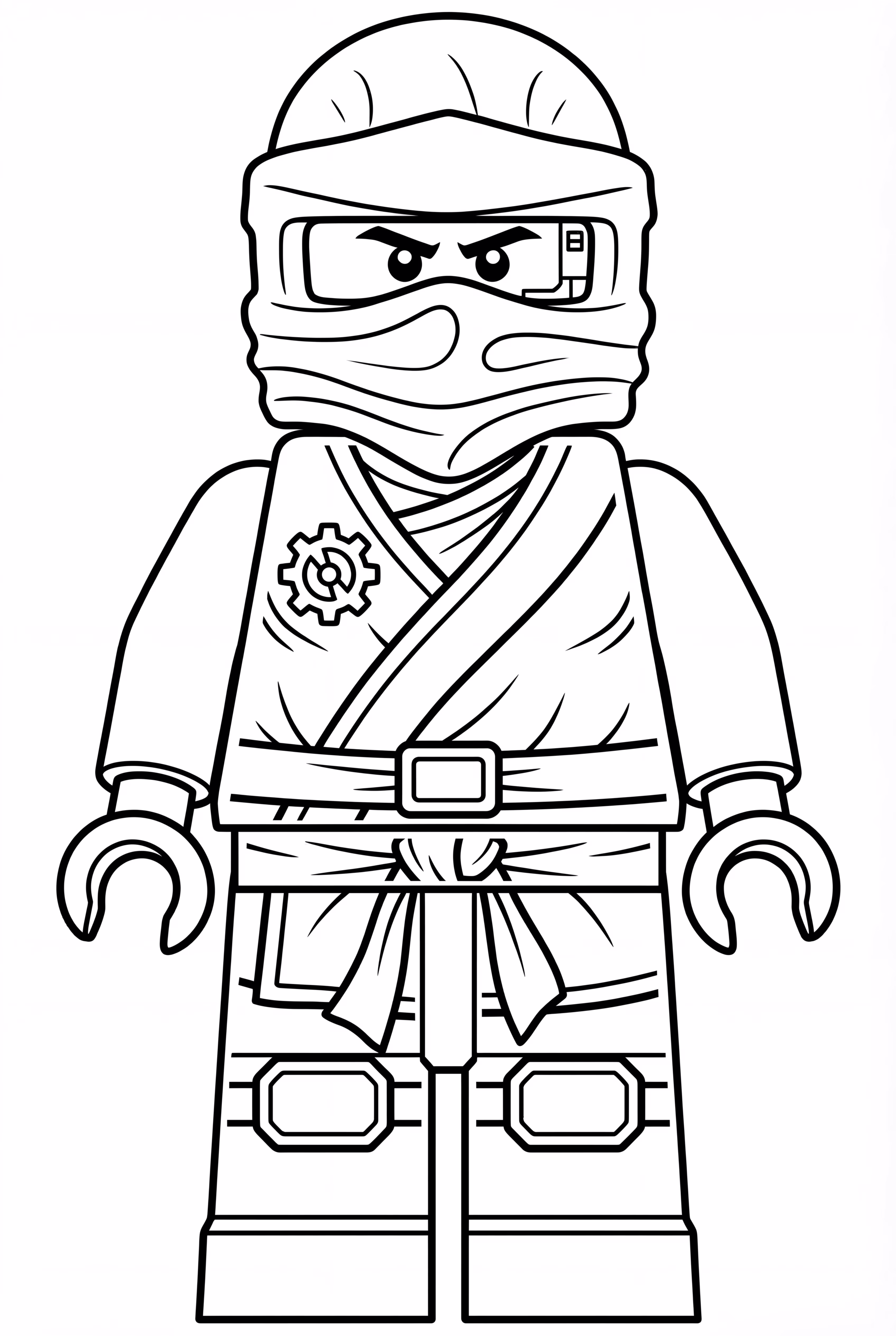 Portrait de Zane le Nindroïde de Ninjago