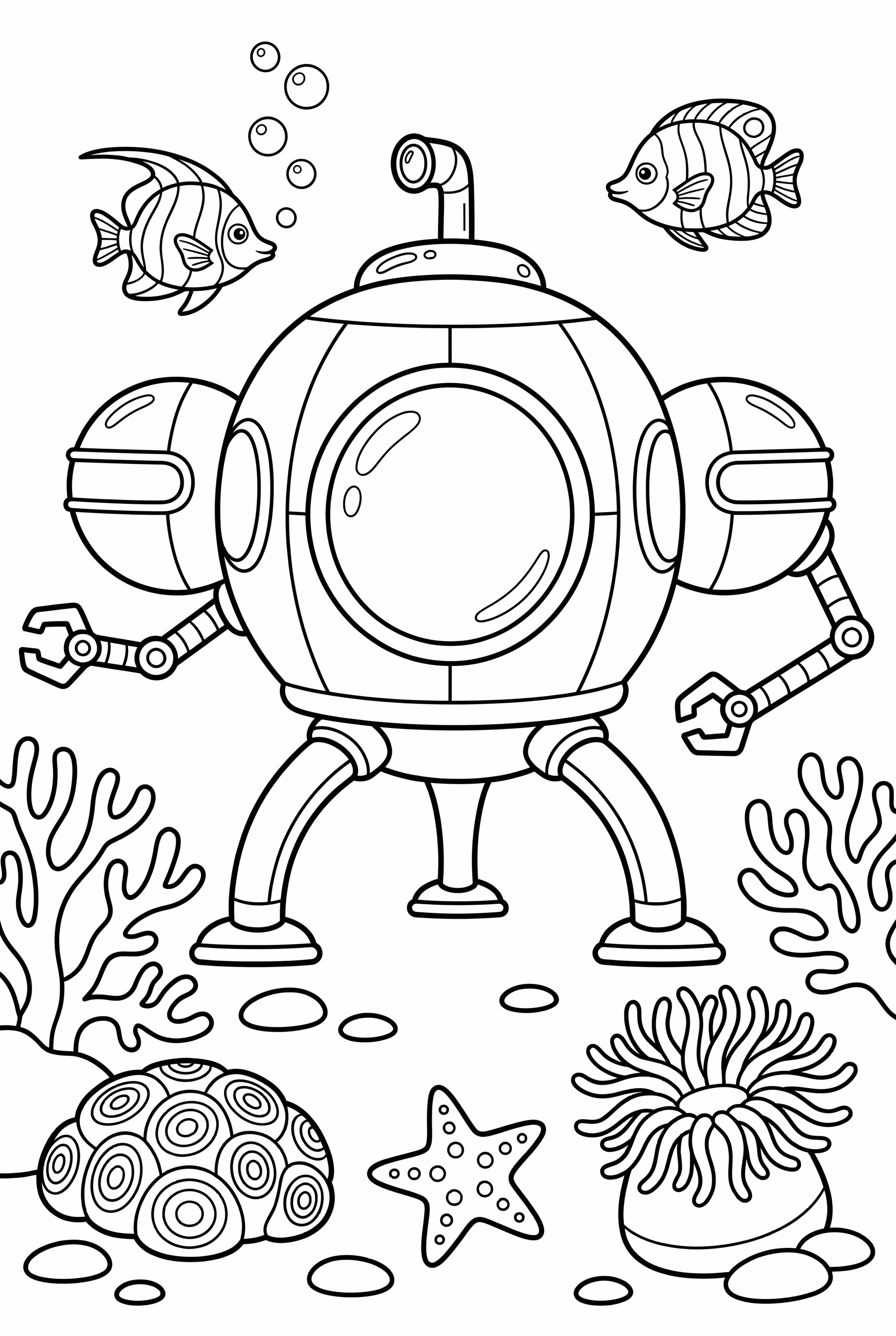 Octopod Headquarters Surrounded By Coral Reefs