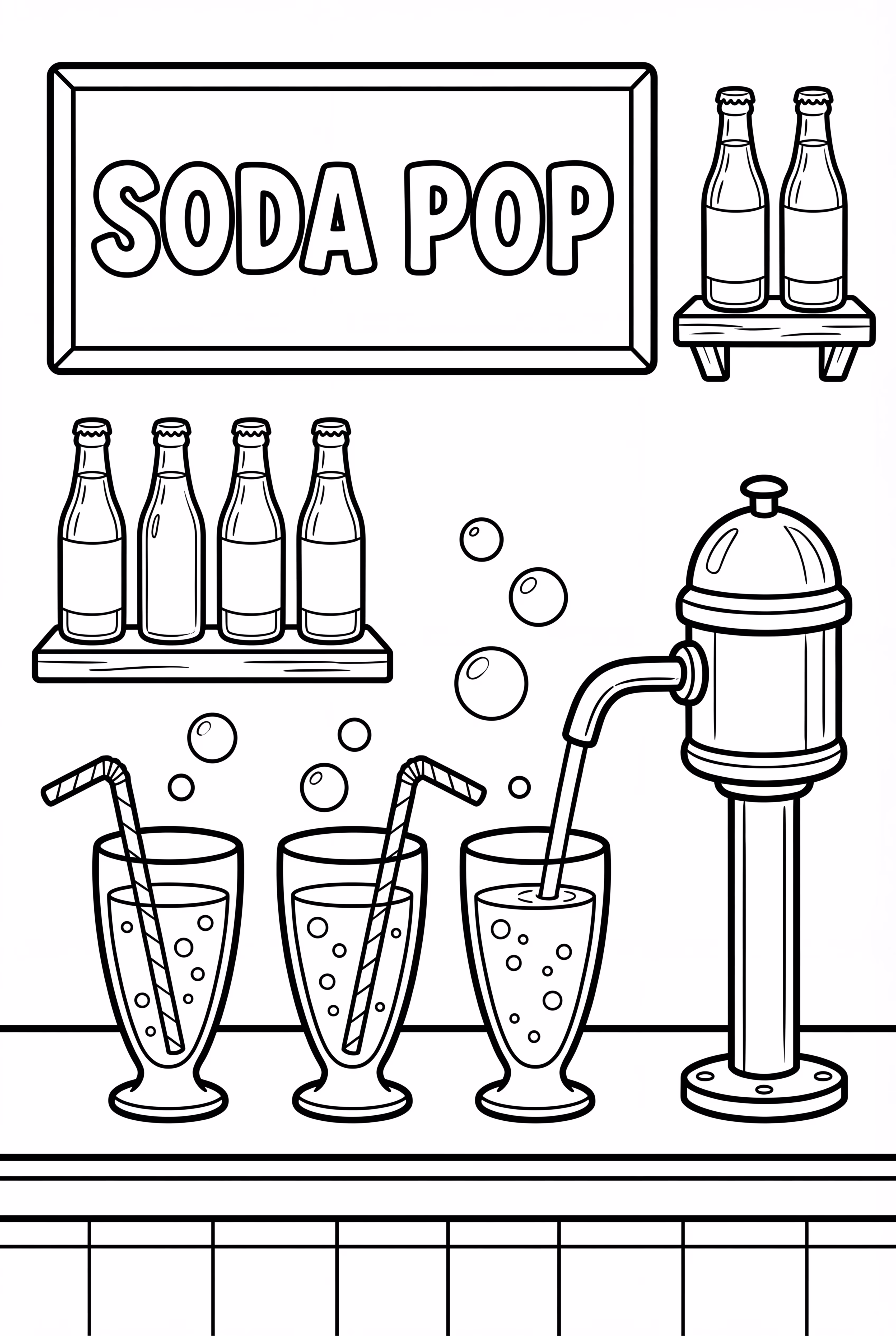 Old Fashioned Soda Pop Fountain