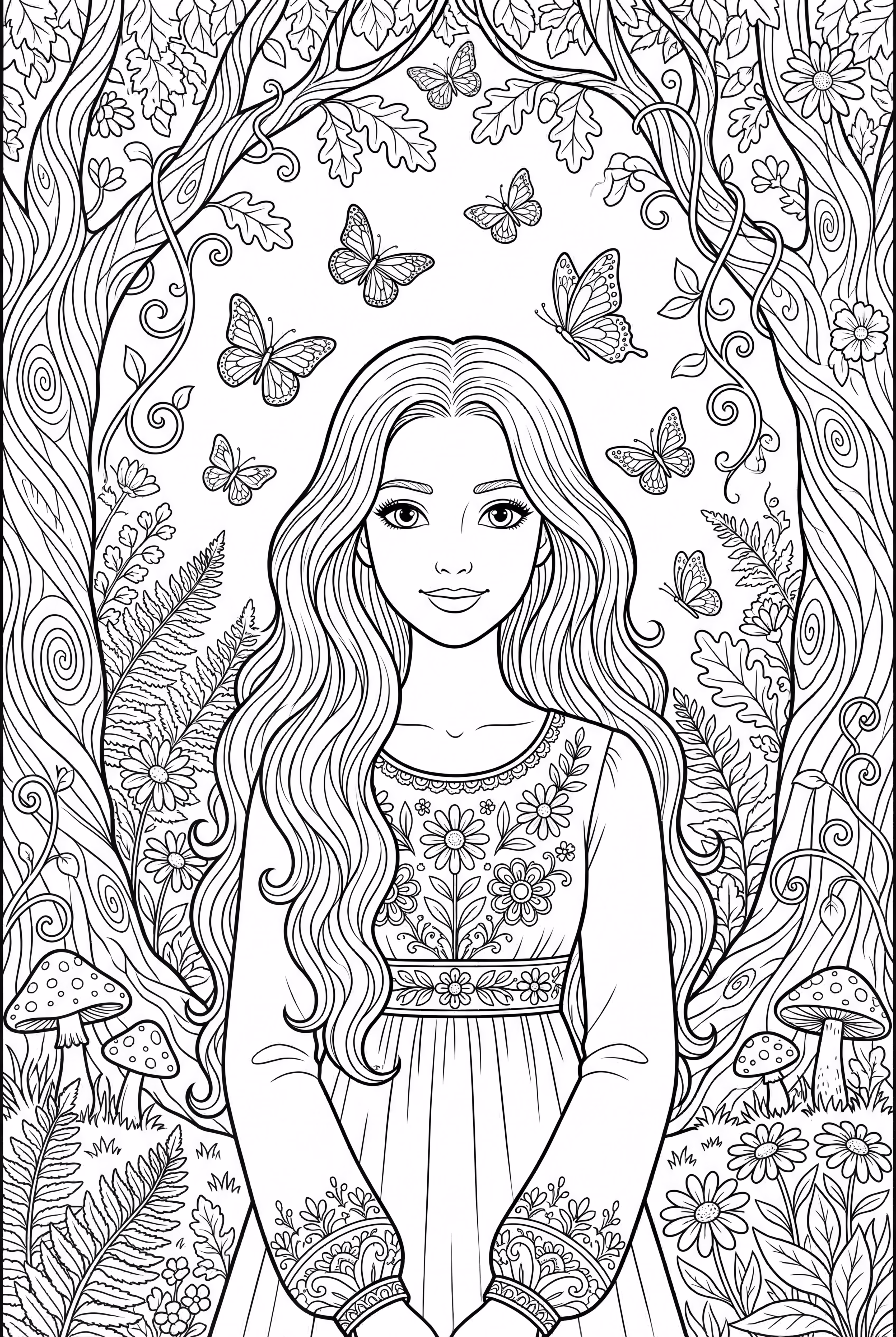 Olivia Rodrigo Dans une Forêt Fantastique