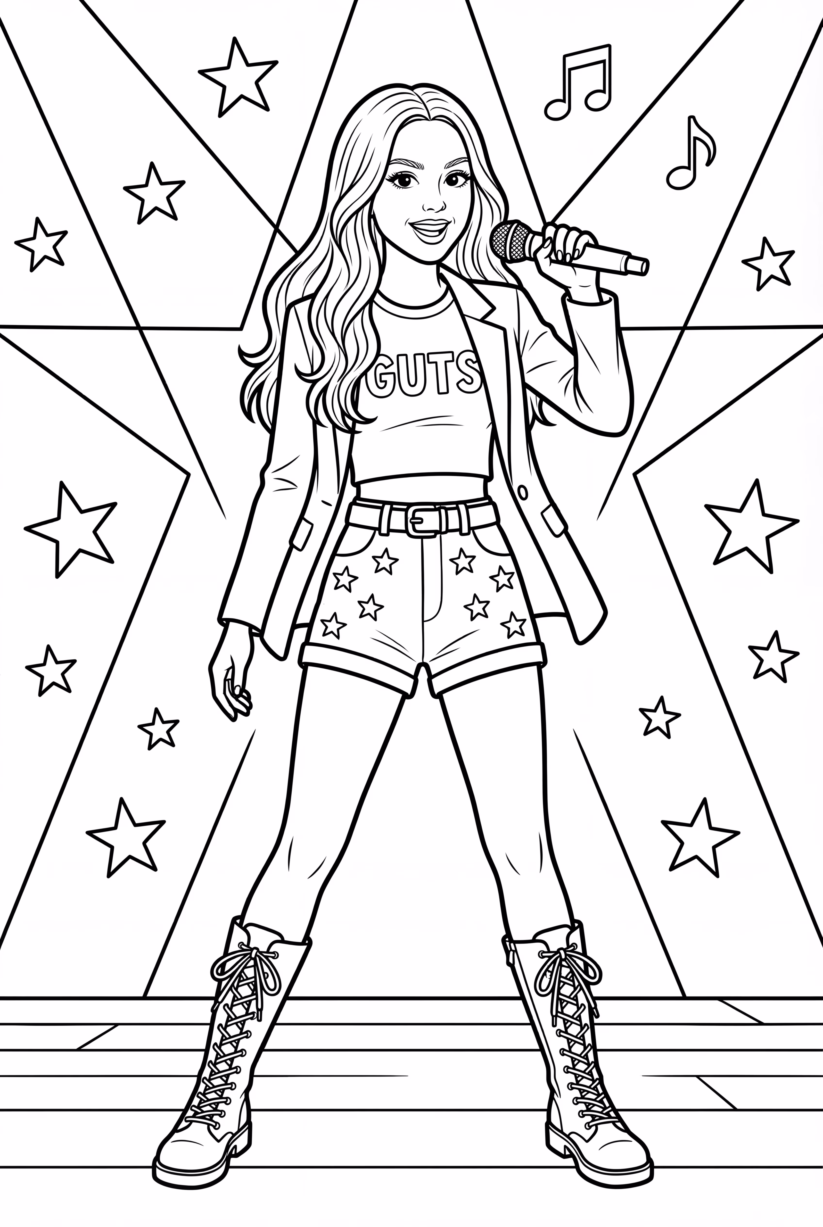 Olivia Rodrigos Outfit bei der Guts-Tour