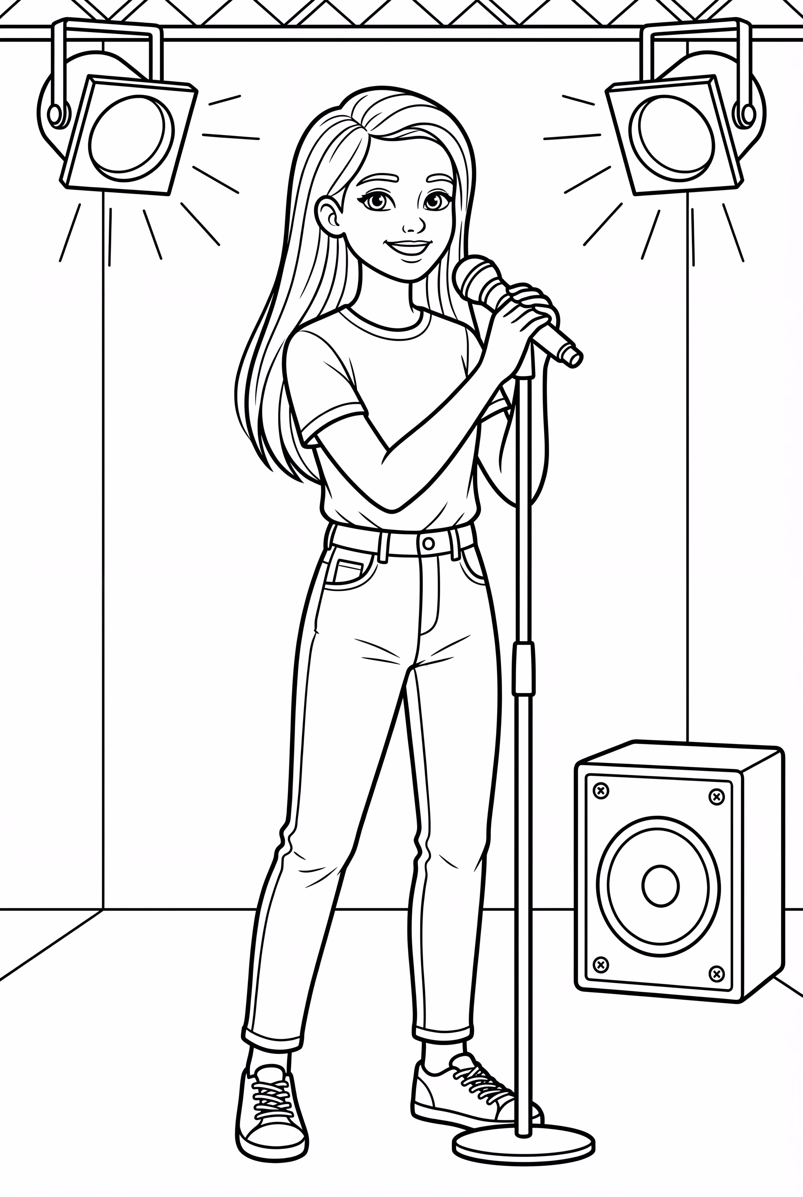 Olivia Rodrigo On A Music Video Set