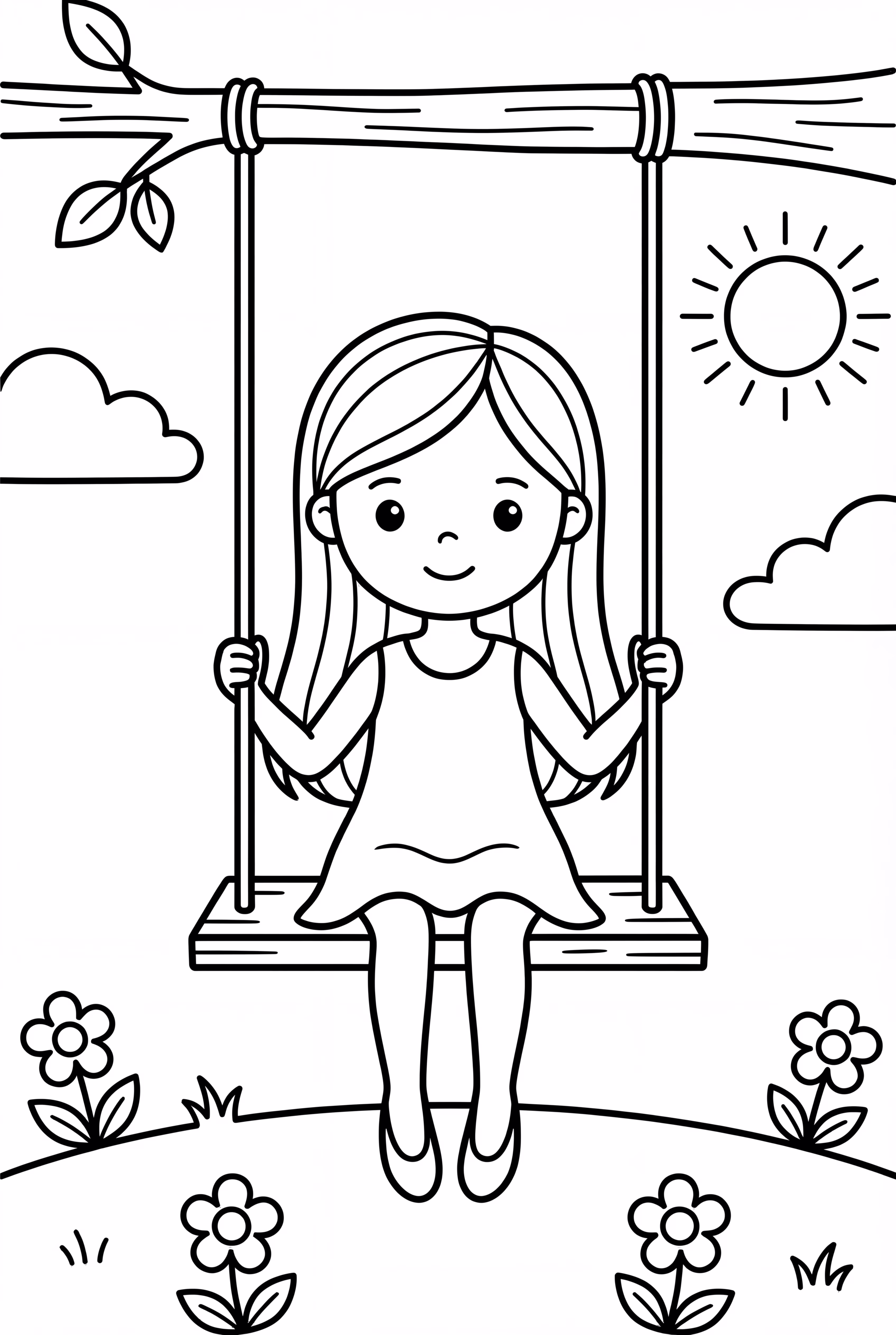 Olivia Rodrigo auf einer märchenhaften Schaukel