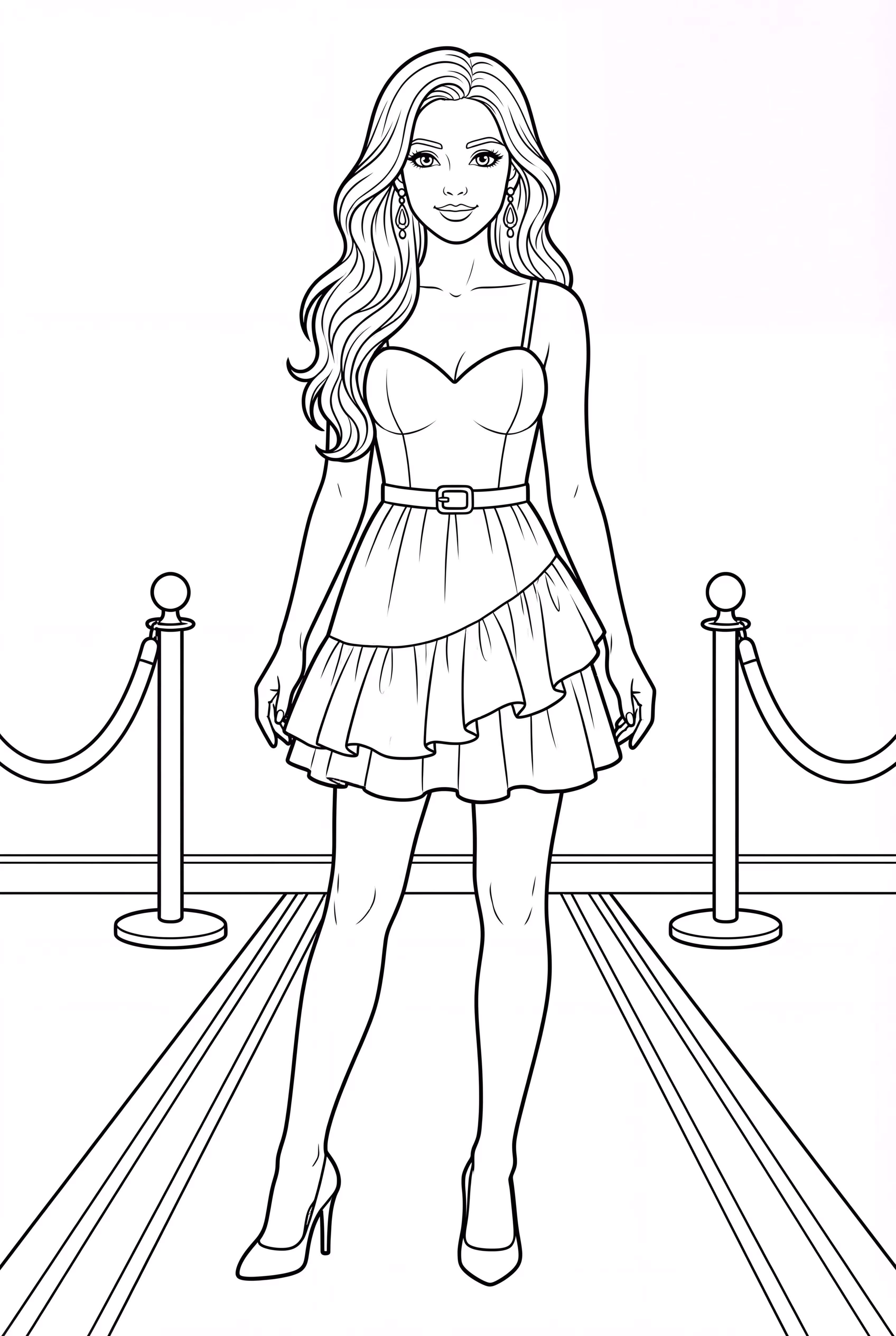 Olivia Rodrigo Posing On The Red Carpet