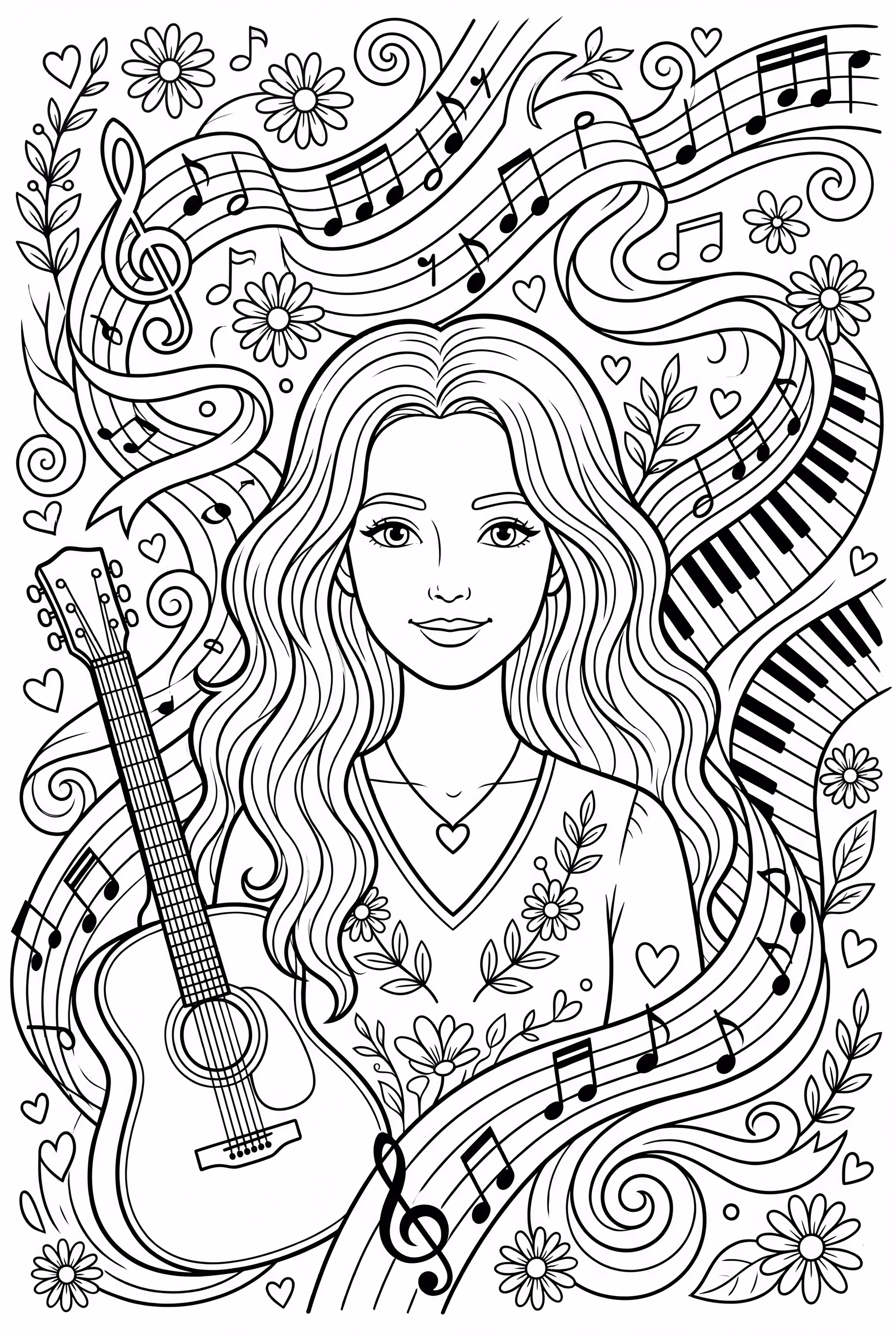 Olivia Rodrigo Surrounded By Lyrical Imagery