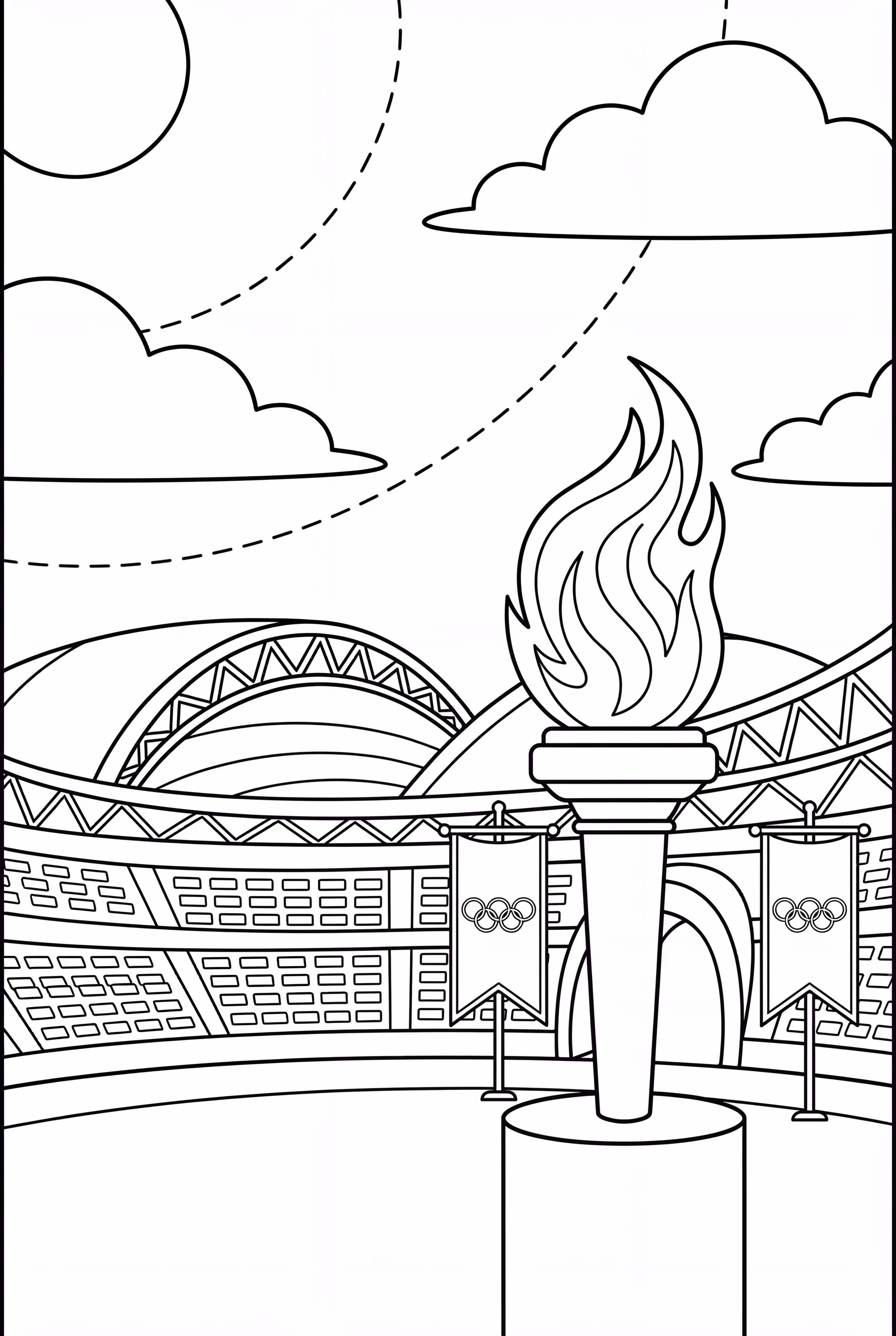 올림픽 도시 게임 준비