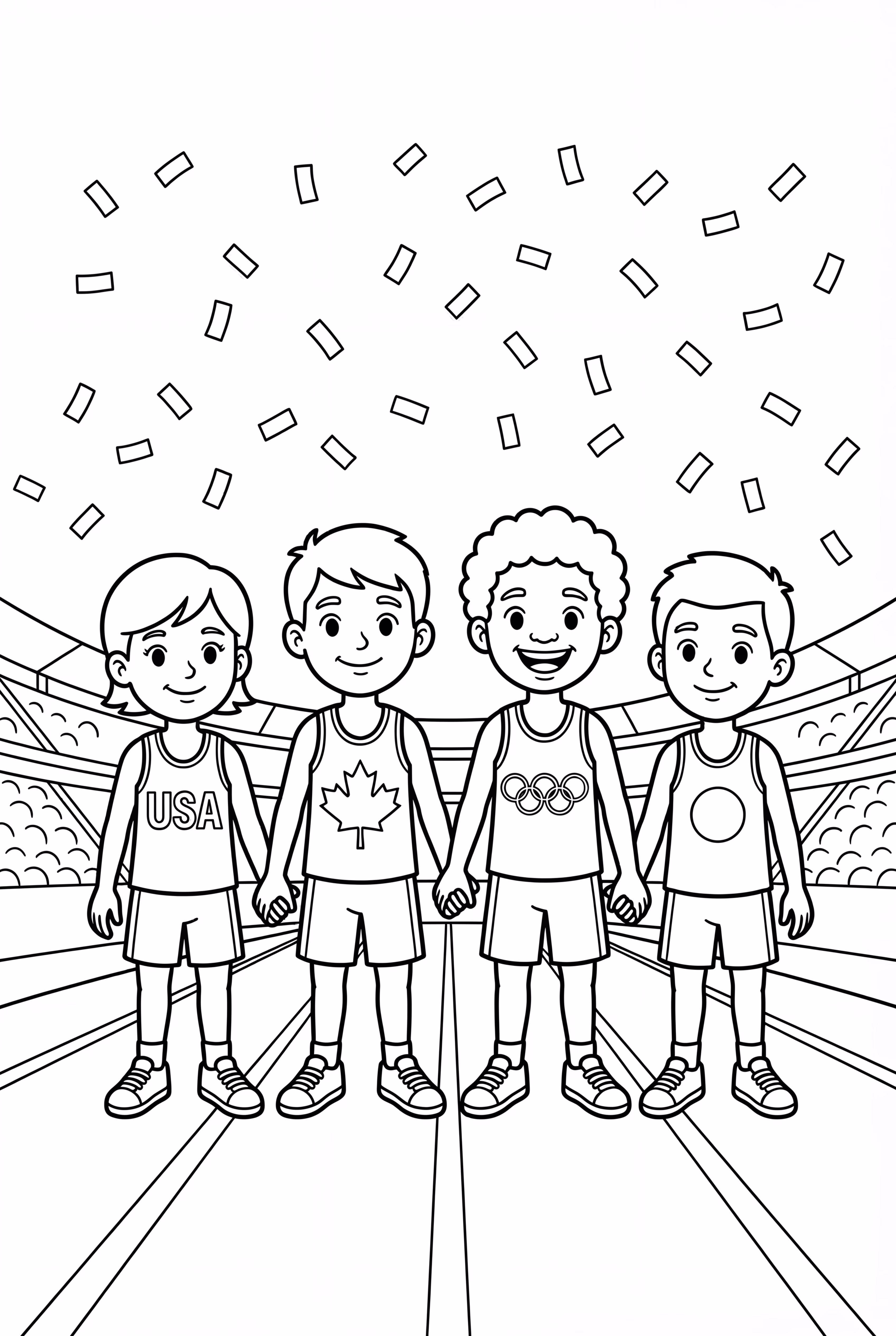 Olympics Teamwork and Friendship