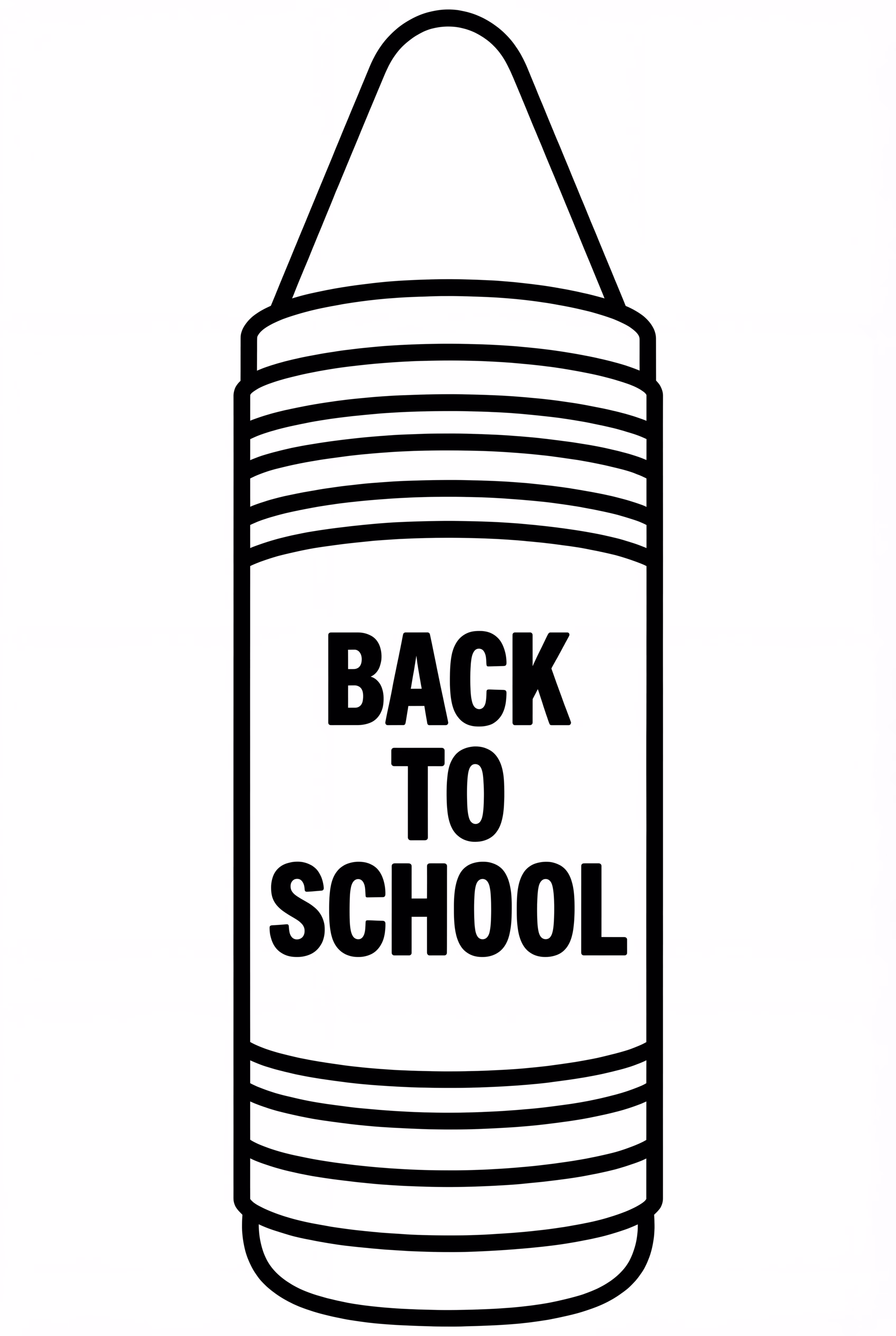 One Big Back to School Crayon