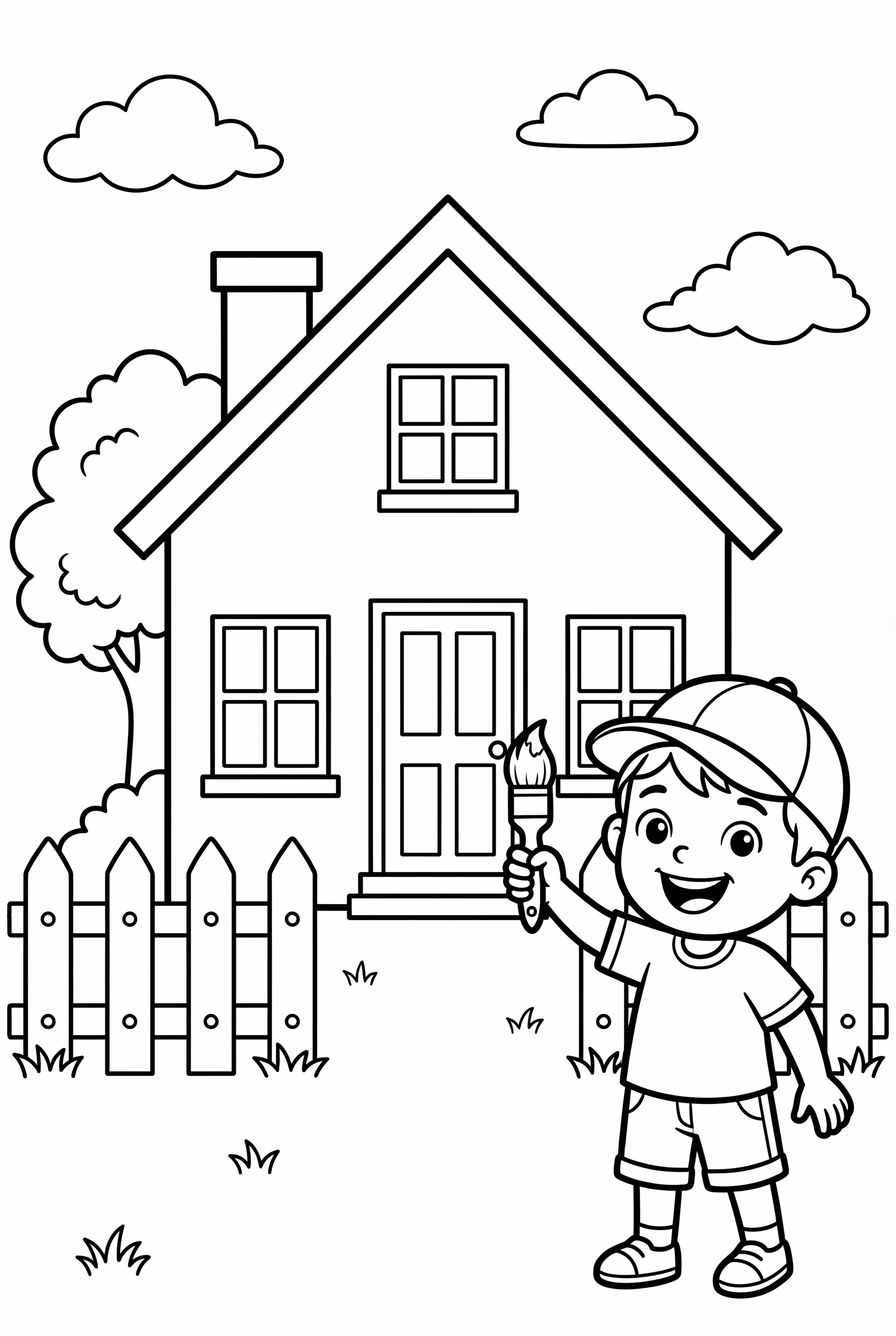 Painting a New House