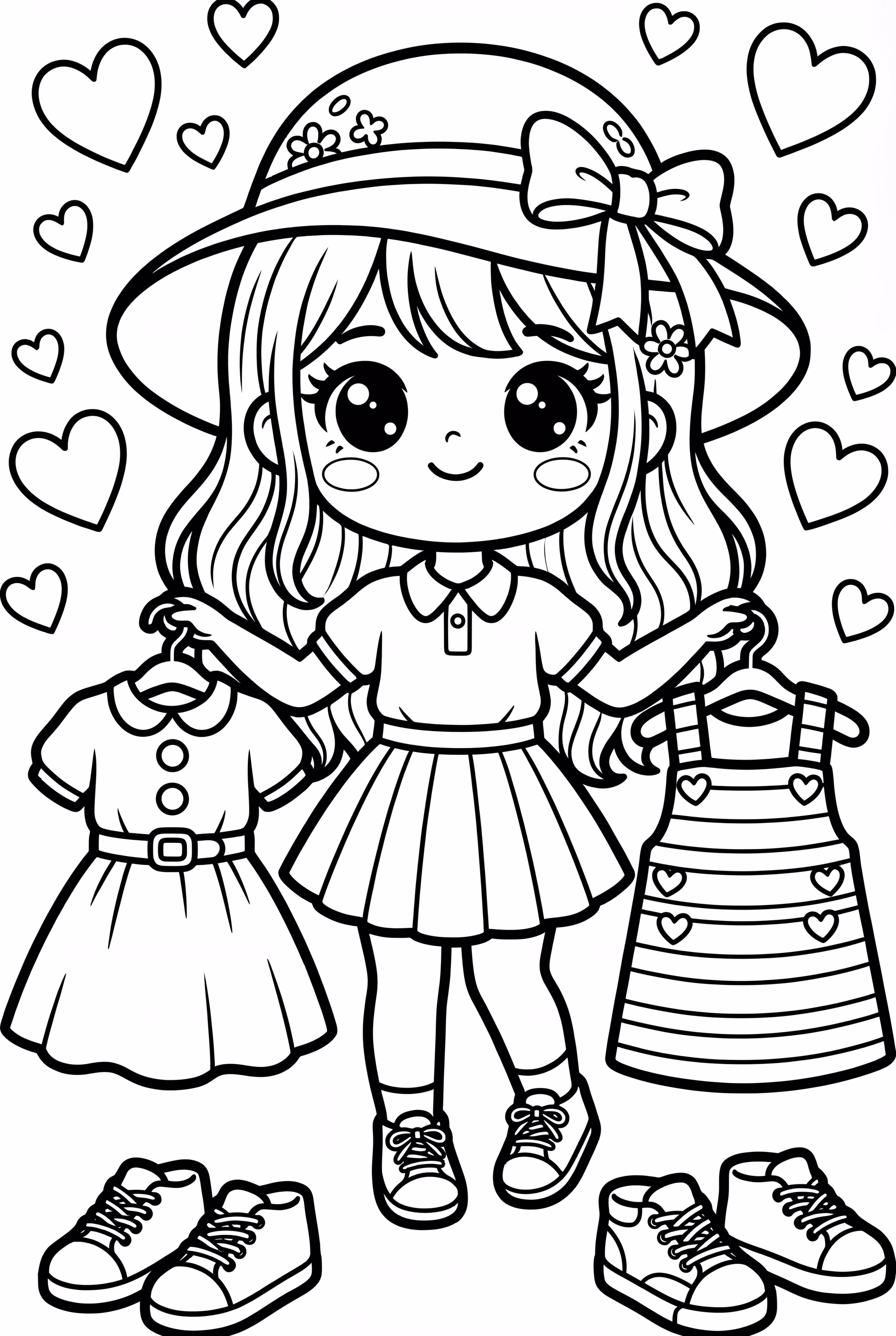 종이 인형 드레스 업