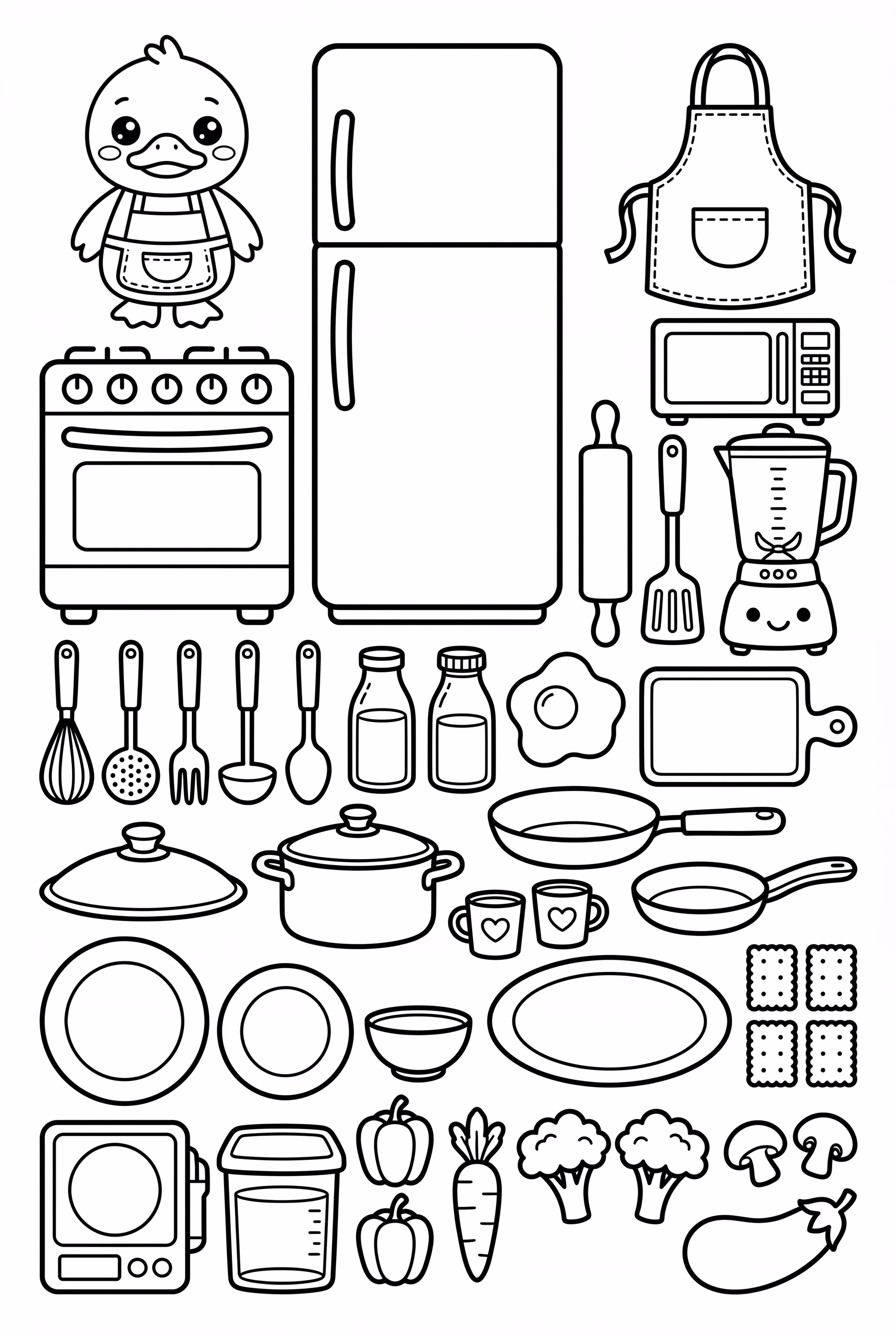 Paper Duck Complete Kitchen Set