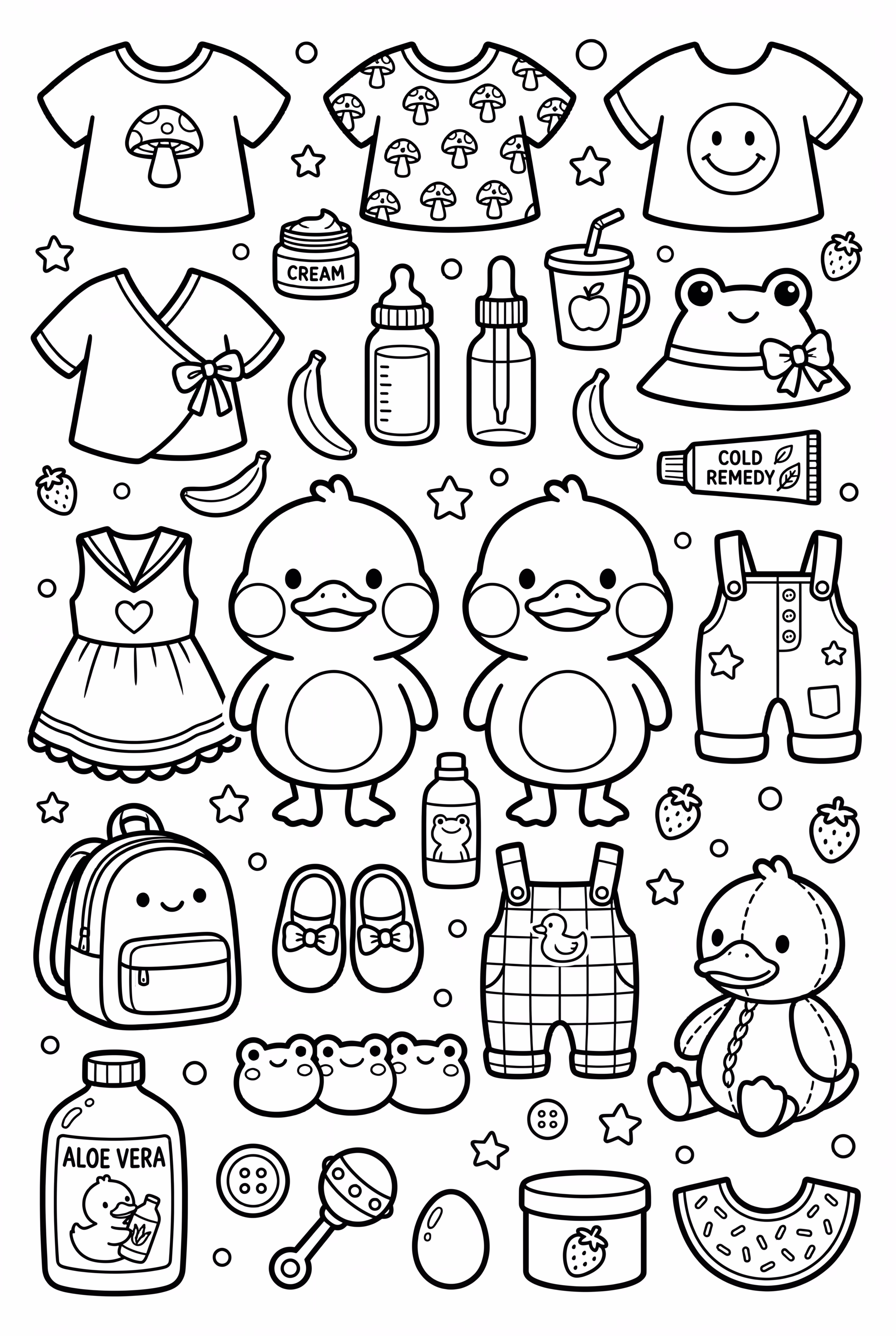 Paper Duck Green Themed Collection