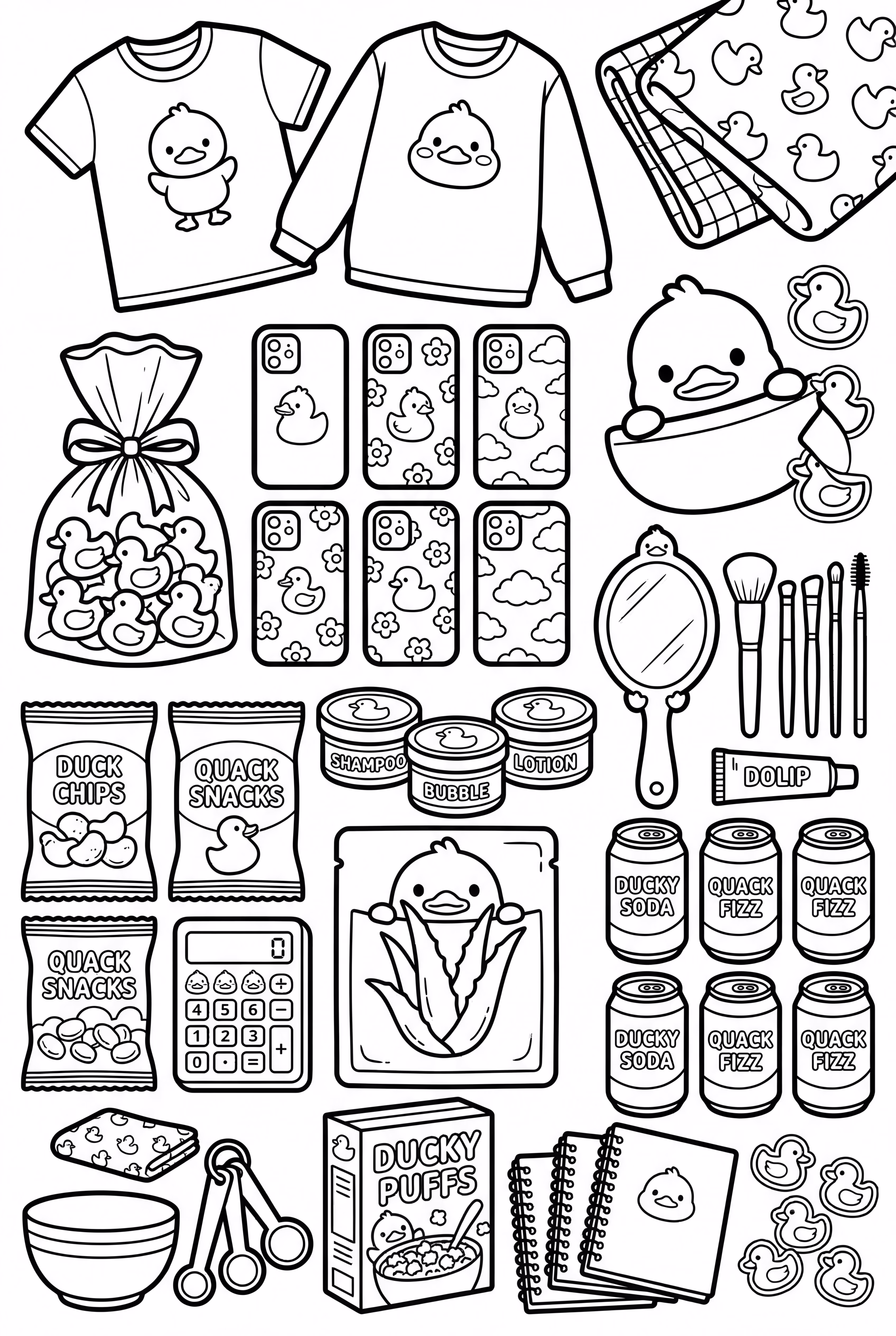 페이퍼 덕 메가 액세서리 세트