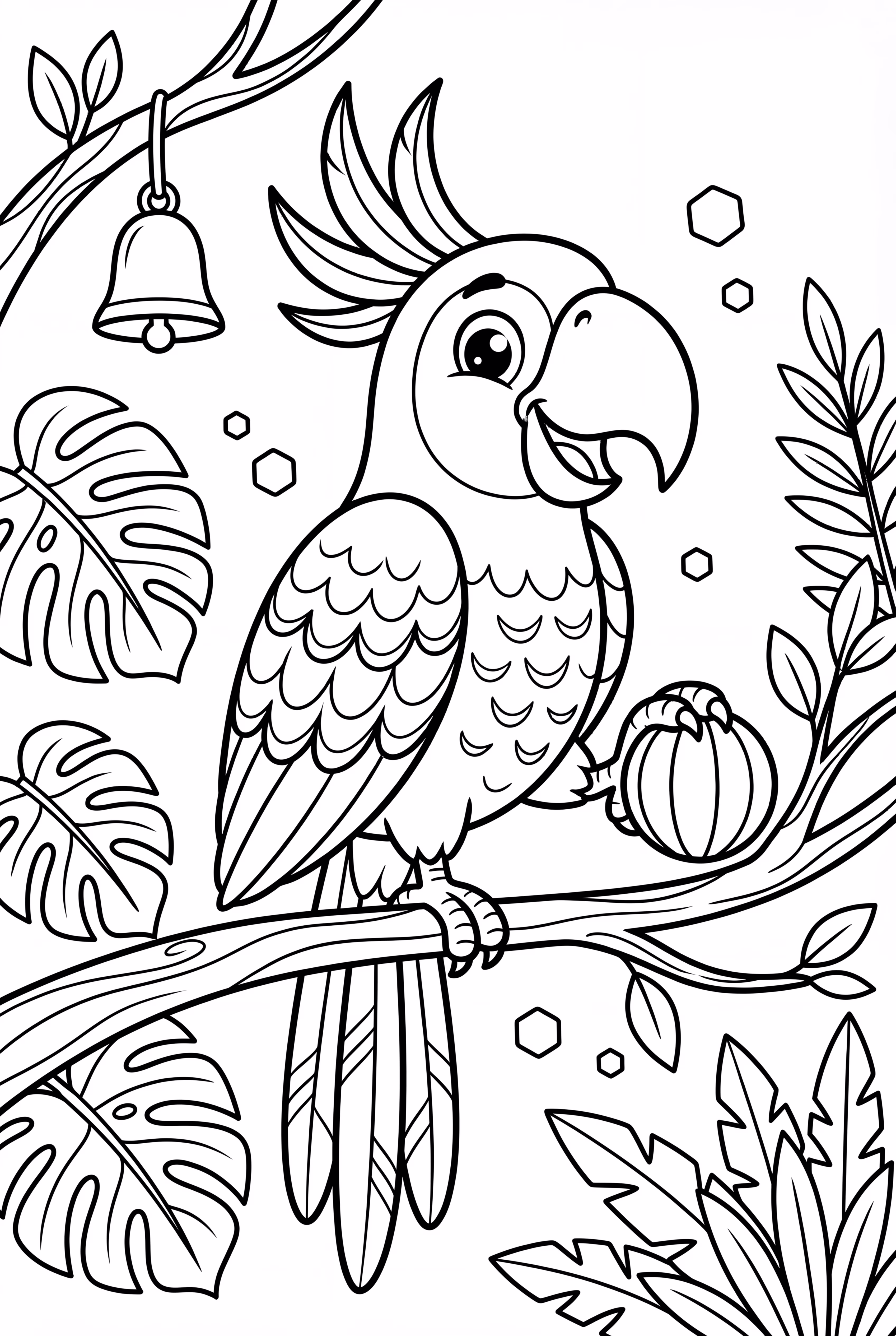 Parrot Playing with a Toy