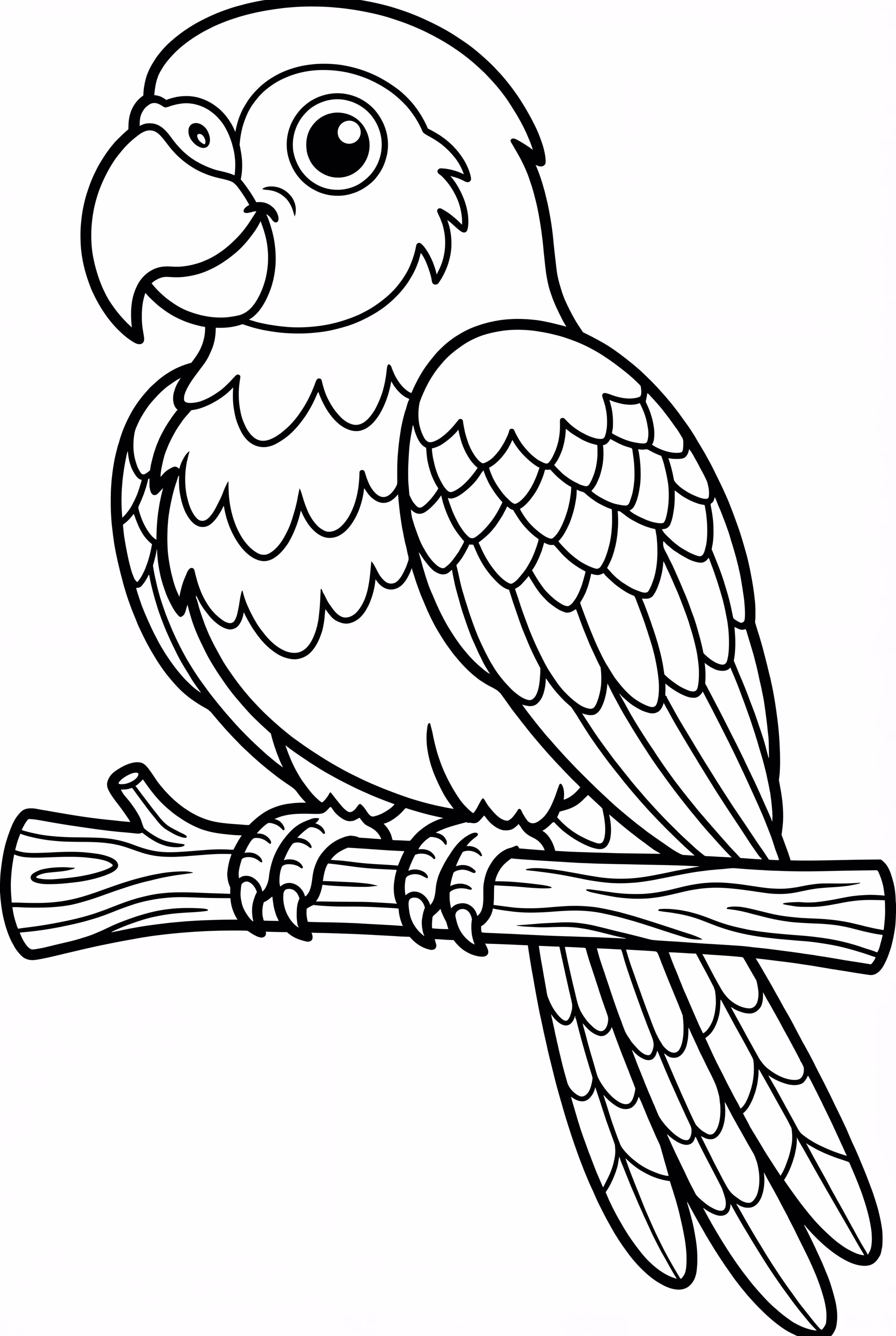 Parrot's Journey Through the Rainforest